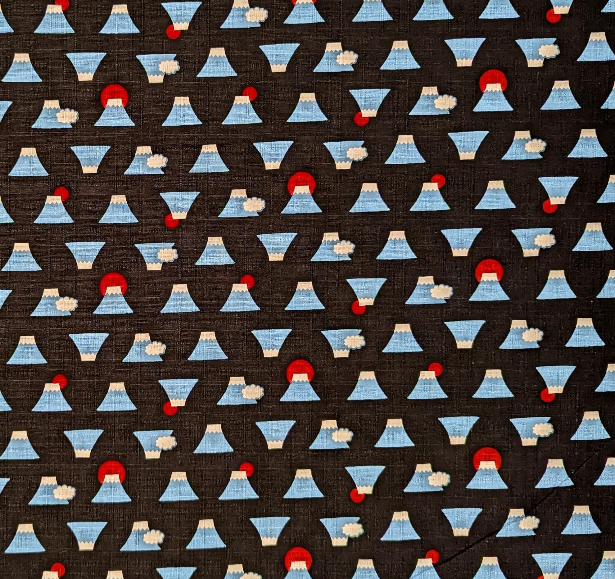 Cosmo - Mt. Fuji Cotton Dobby - Black