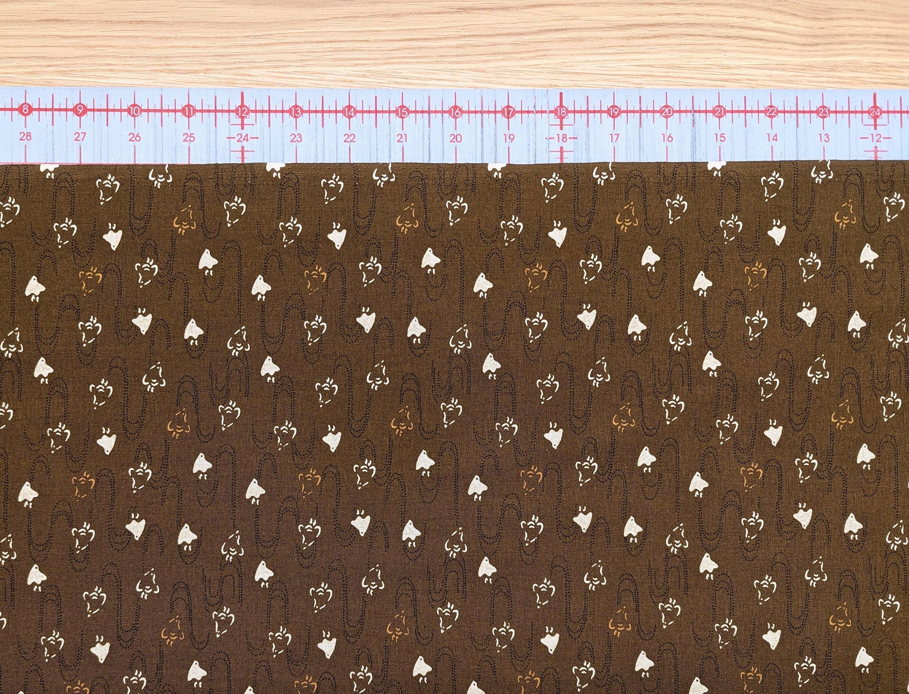 Sevenberry - Chidori Cotton Fabric - Brown