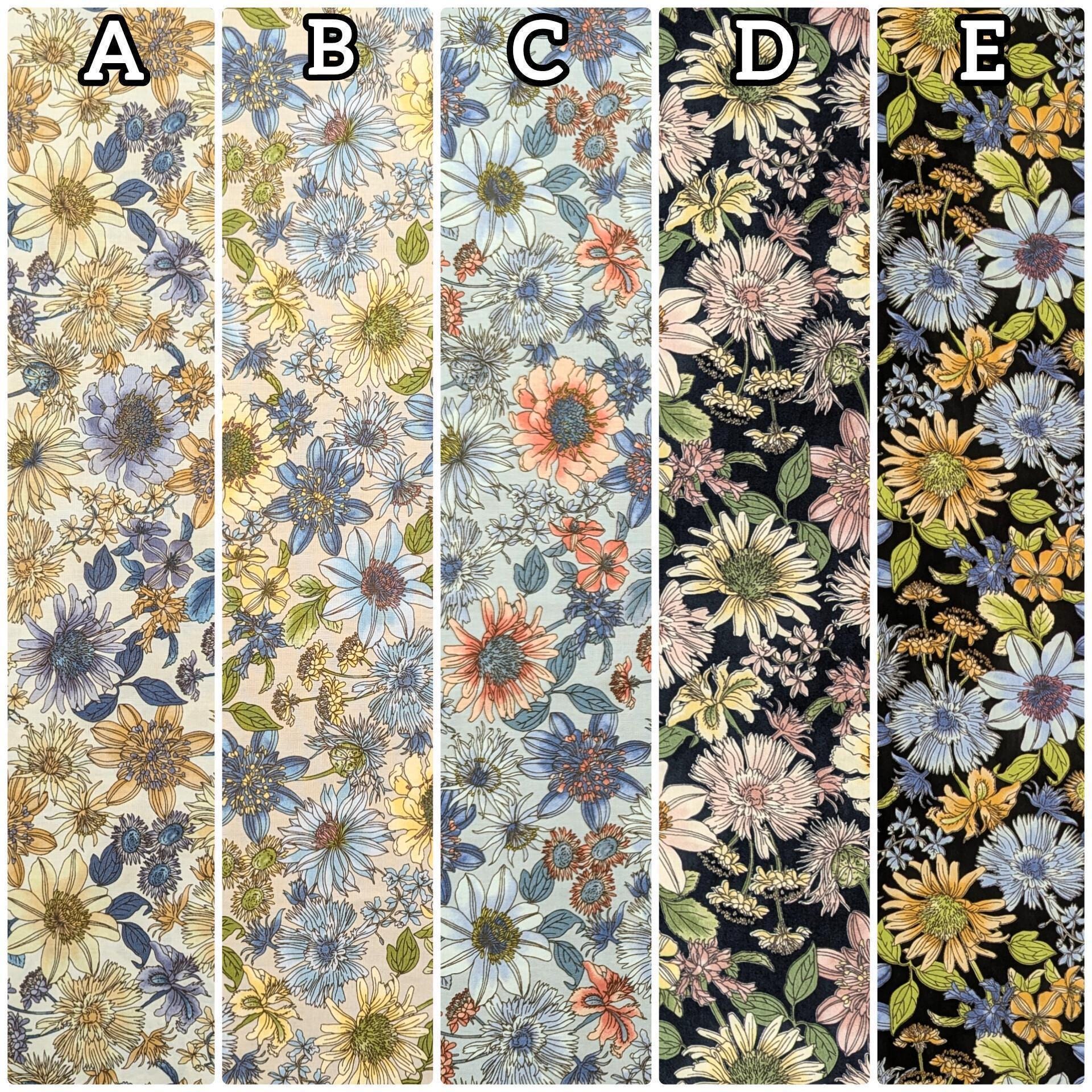 Hokkoh - Meadow Bouquet Cotton Fabric - Earl Gray