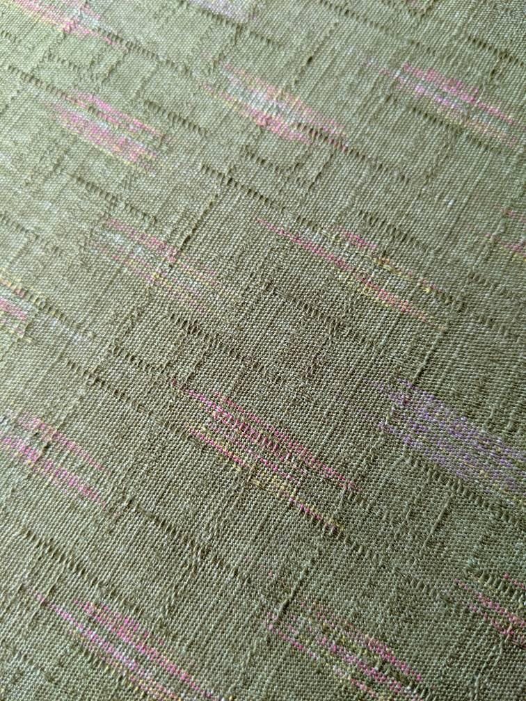 Morikiku - Arrows Cotton Dobby - Green