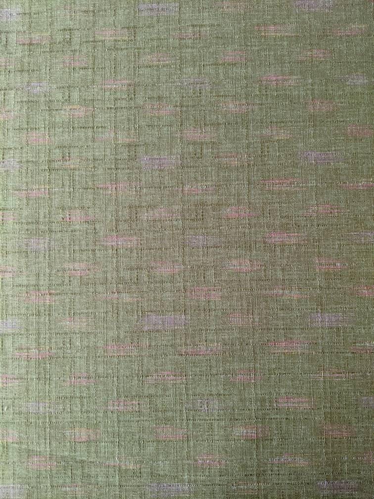 Morikiku - Arrows Cotton Dobby - Green