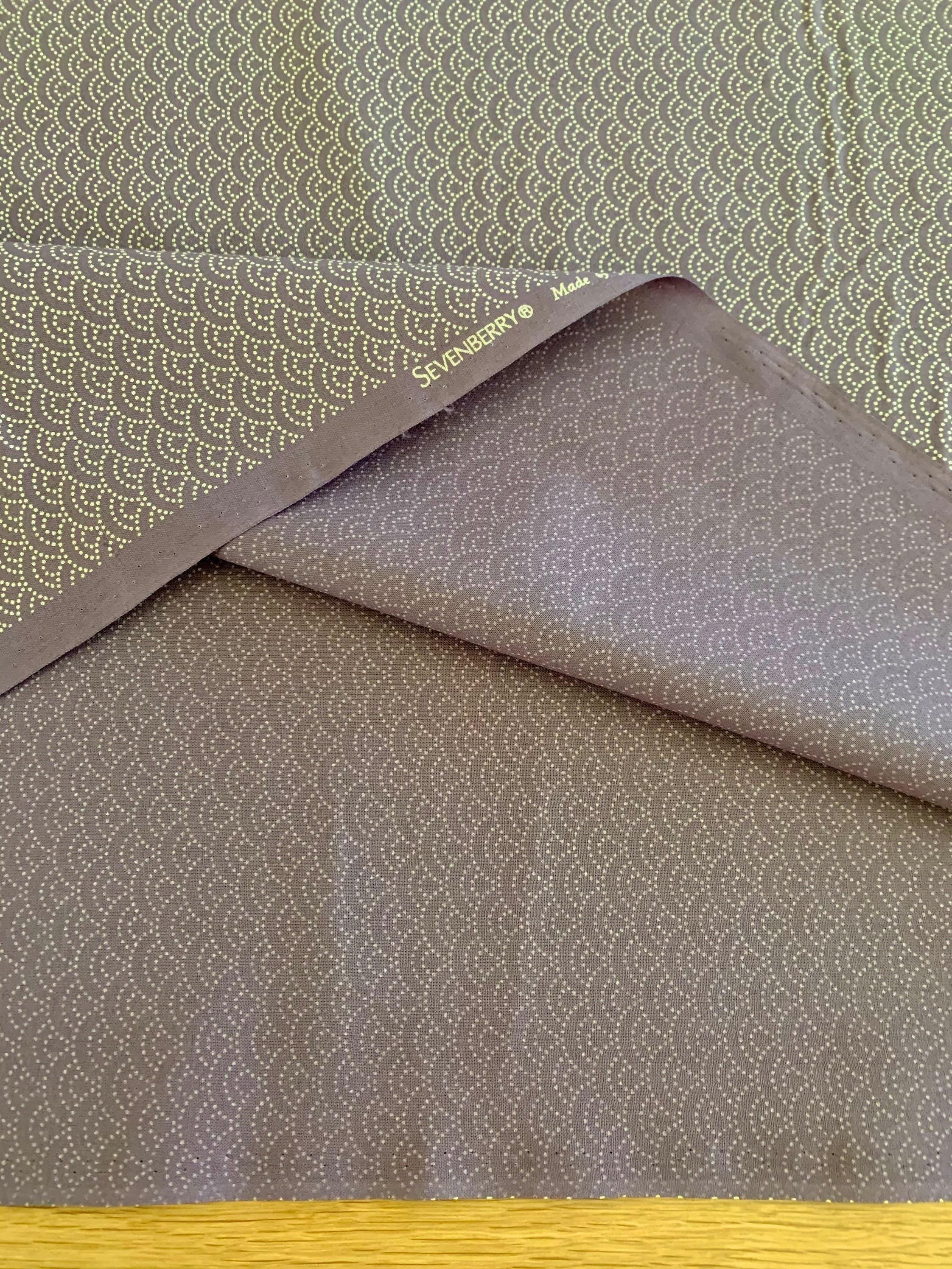 Sevenberry - Dotted Waves Cotton Fabric - Lavender Purple