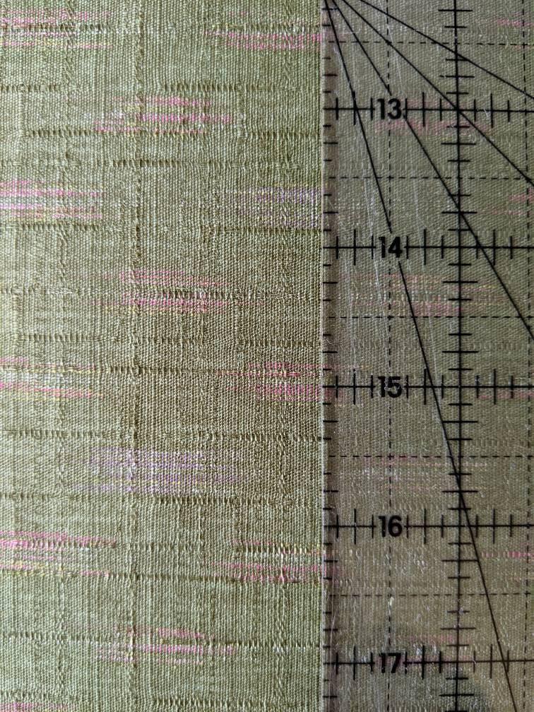 Morikiku - Arrows Cotton Dobby - Green