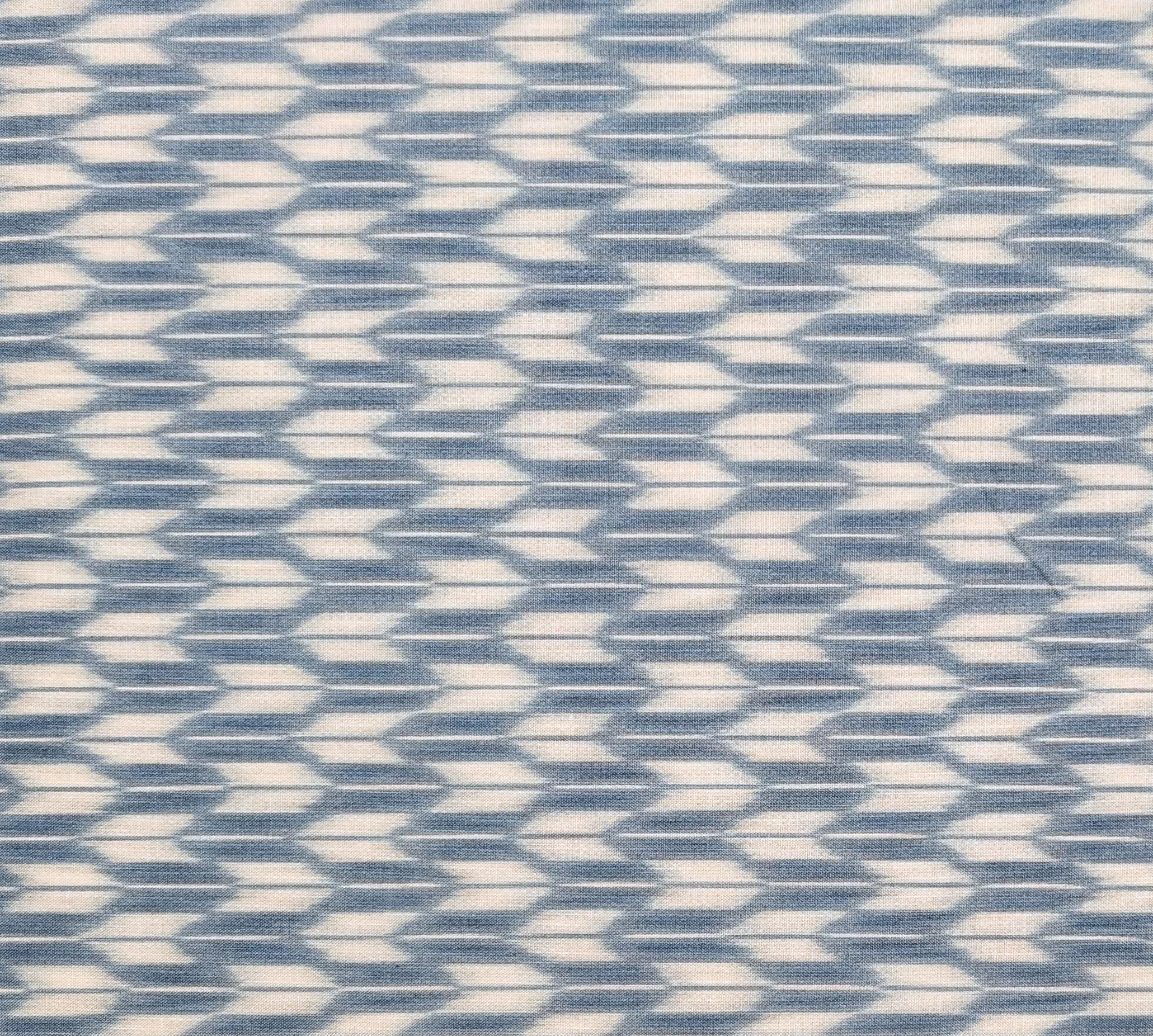 Sevenberry - Arrow Printed Shibori-Style Collection Cotton Fabric - Light Blue