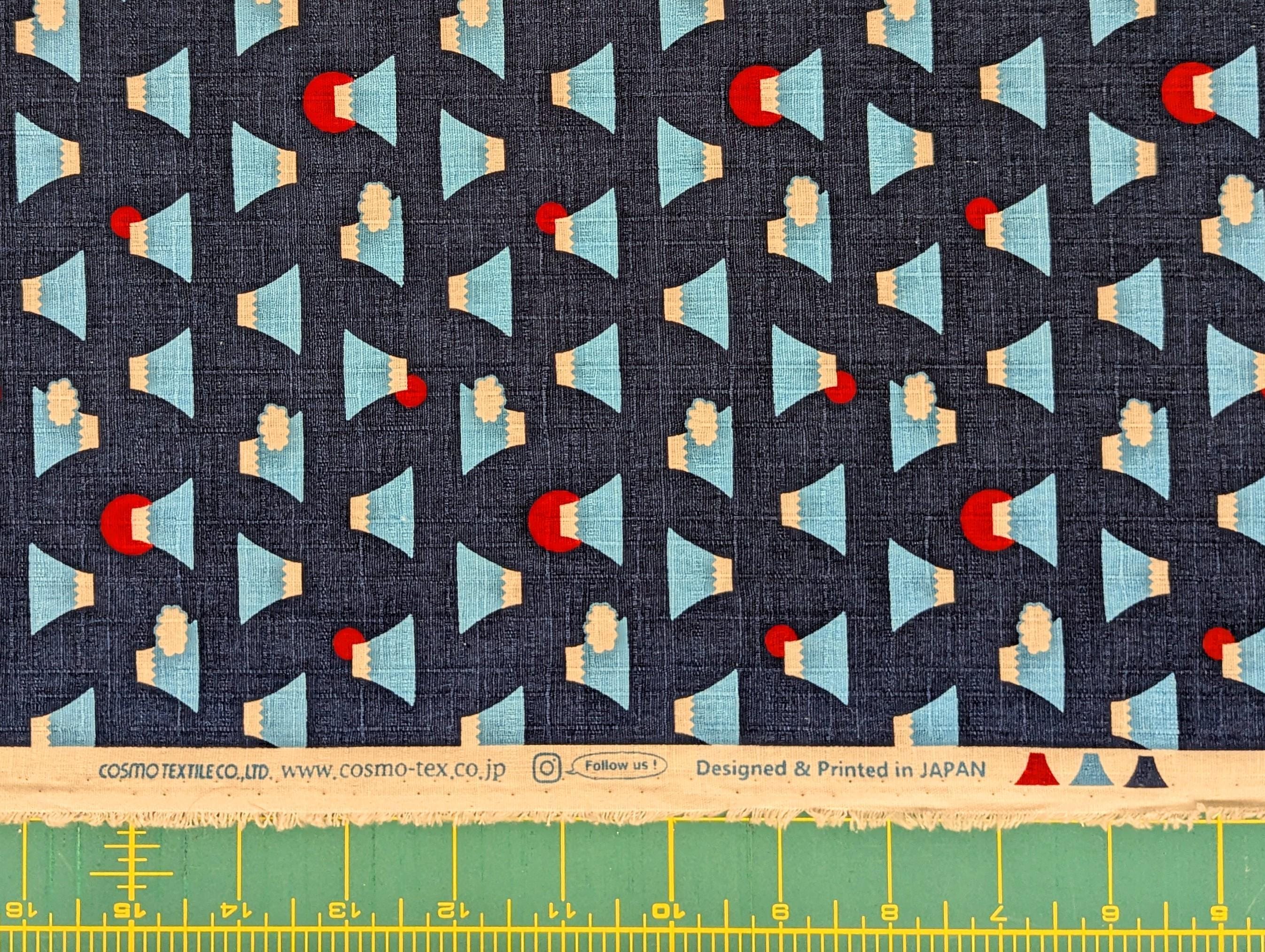 Cosmo - Mt. Fuji Cotton Dobby - Navy Blue