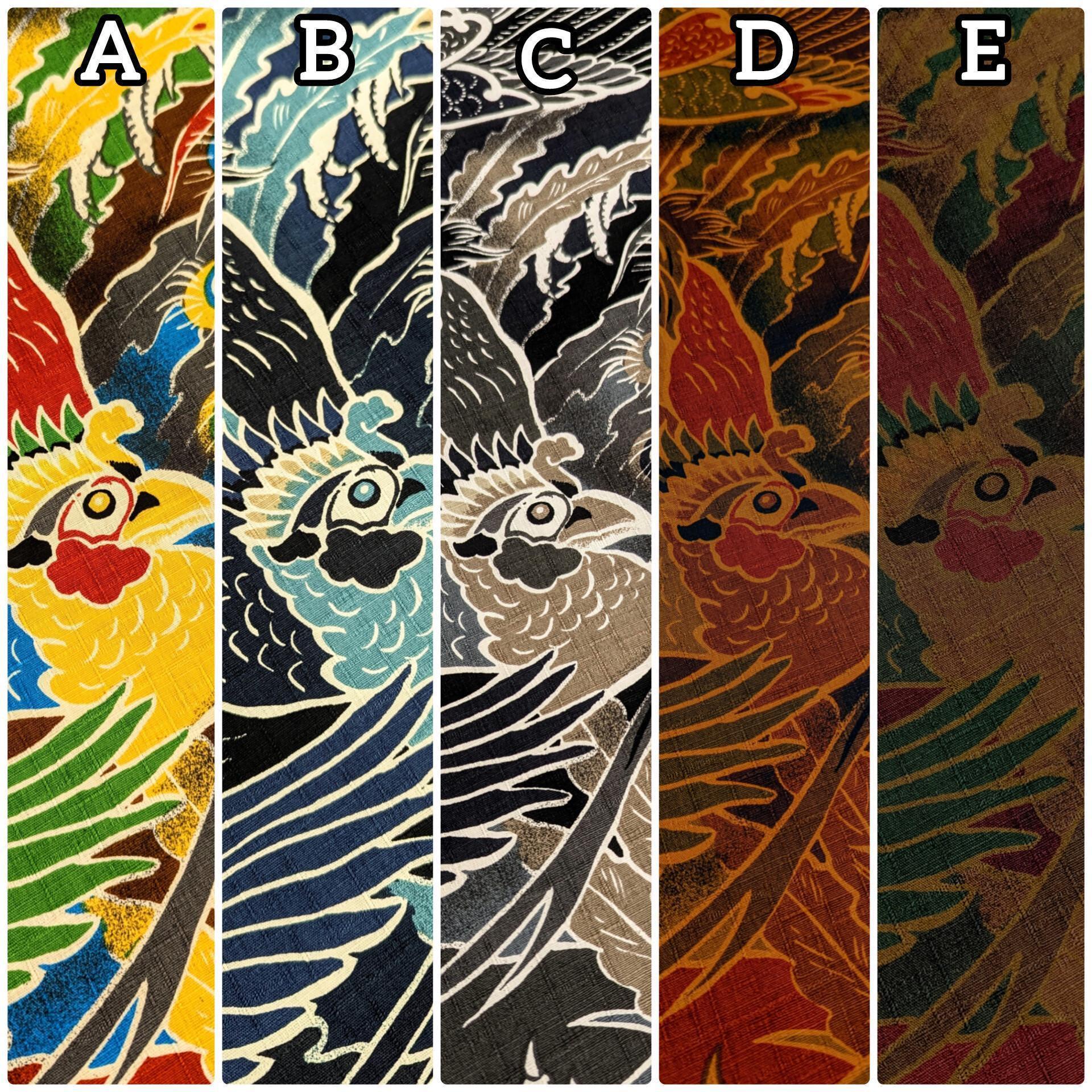 Kobayashi - Rising Phoenixes Cotton Dobby - Sepia