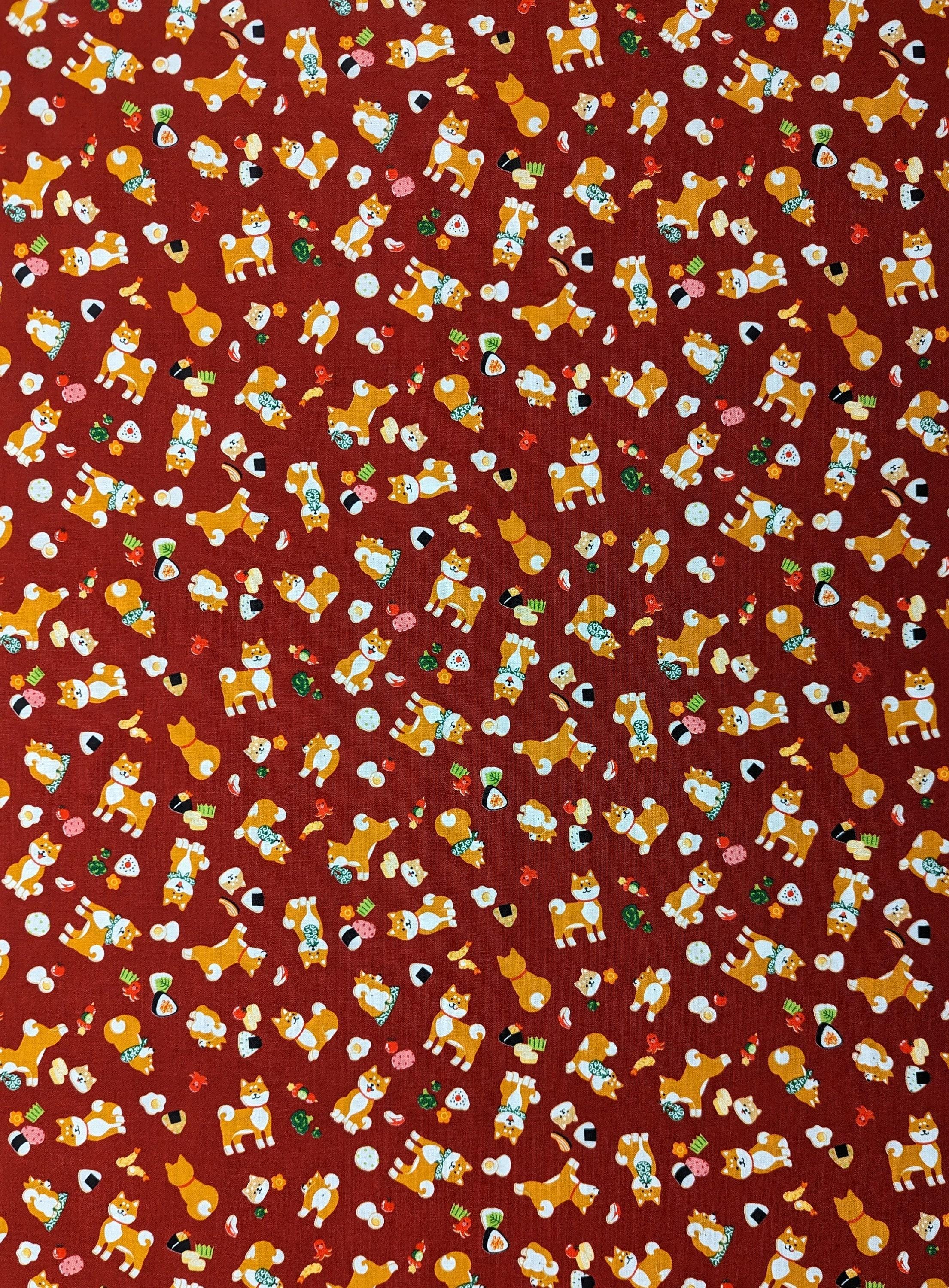 Cosmo - Lunch Time Shiba Cotton - Red