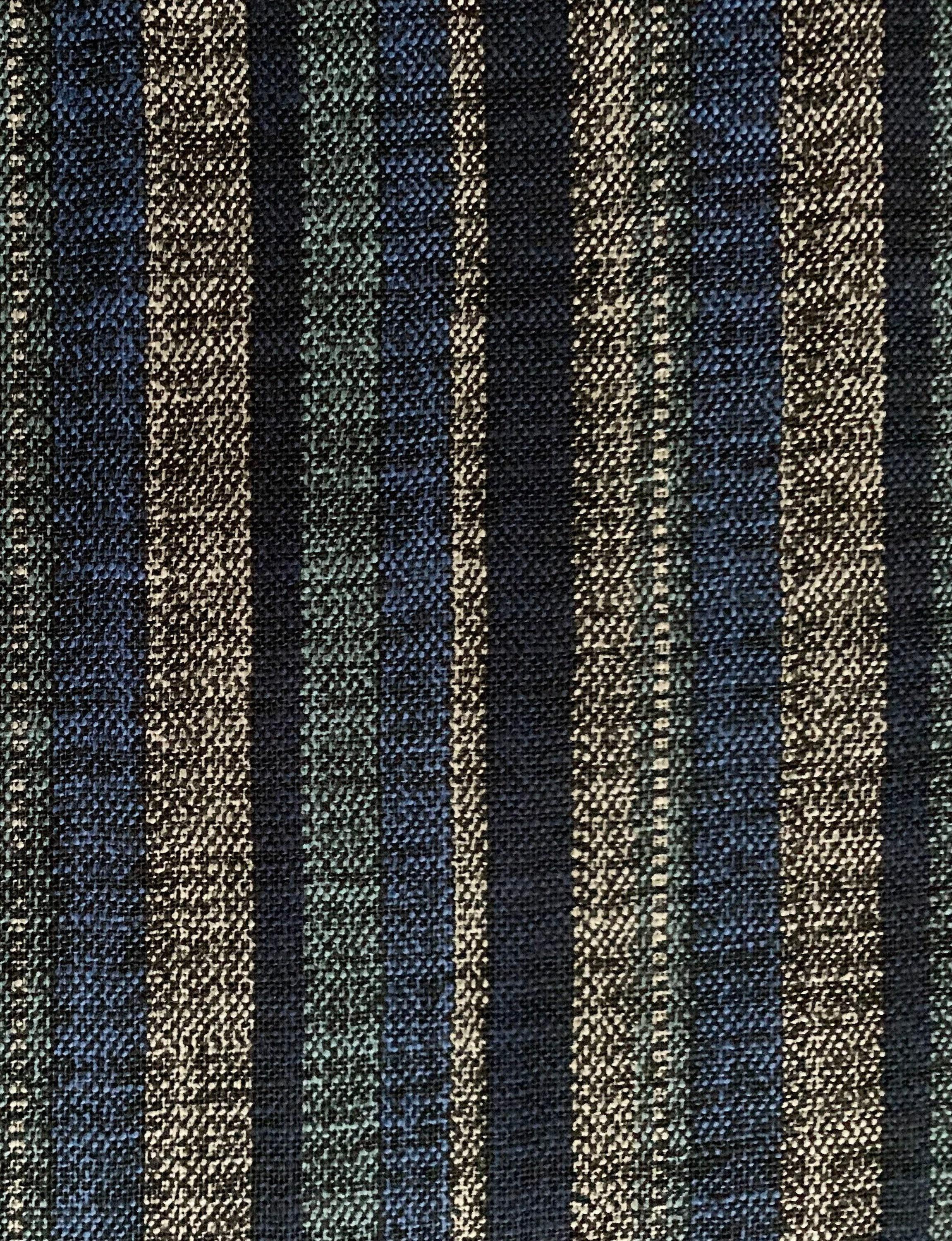 Sevenberry - Rustic Wide Stripe Cotton - Blue Black