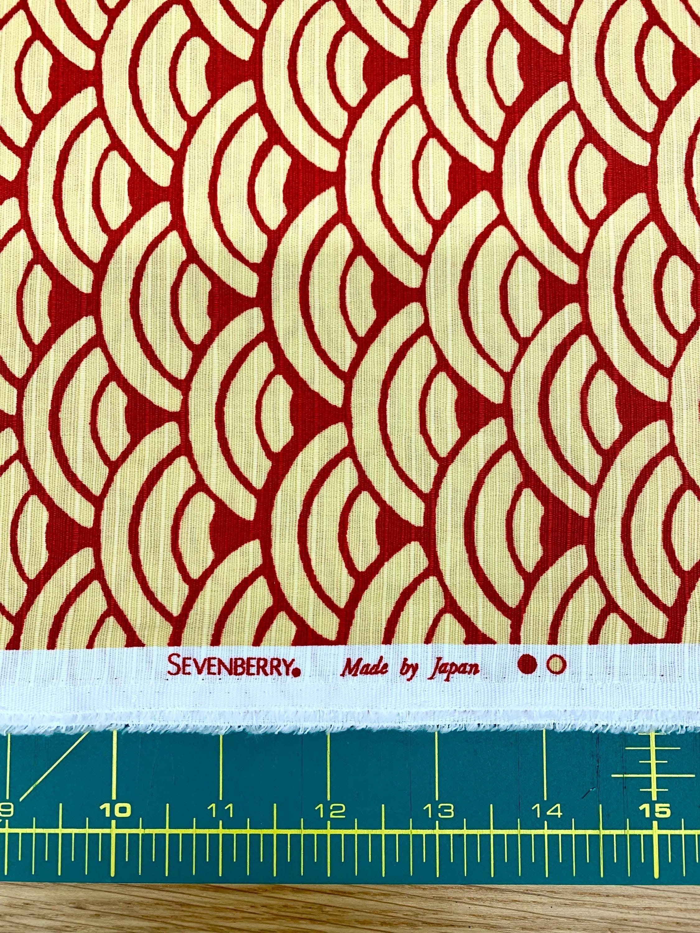 Sevenberry - Waves Cotton Dobby - Red Beige