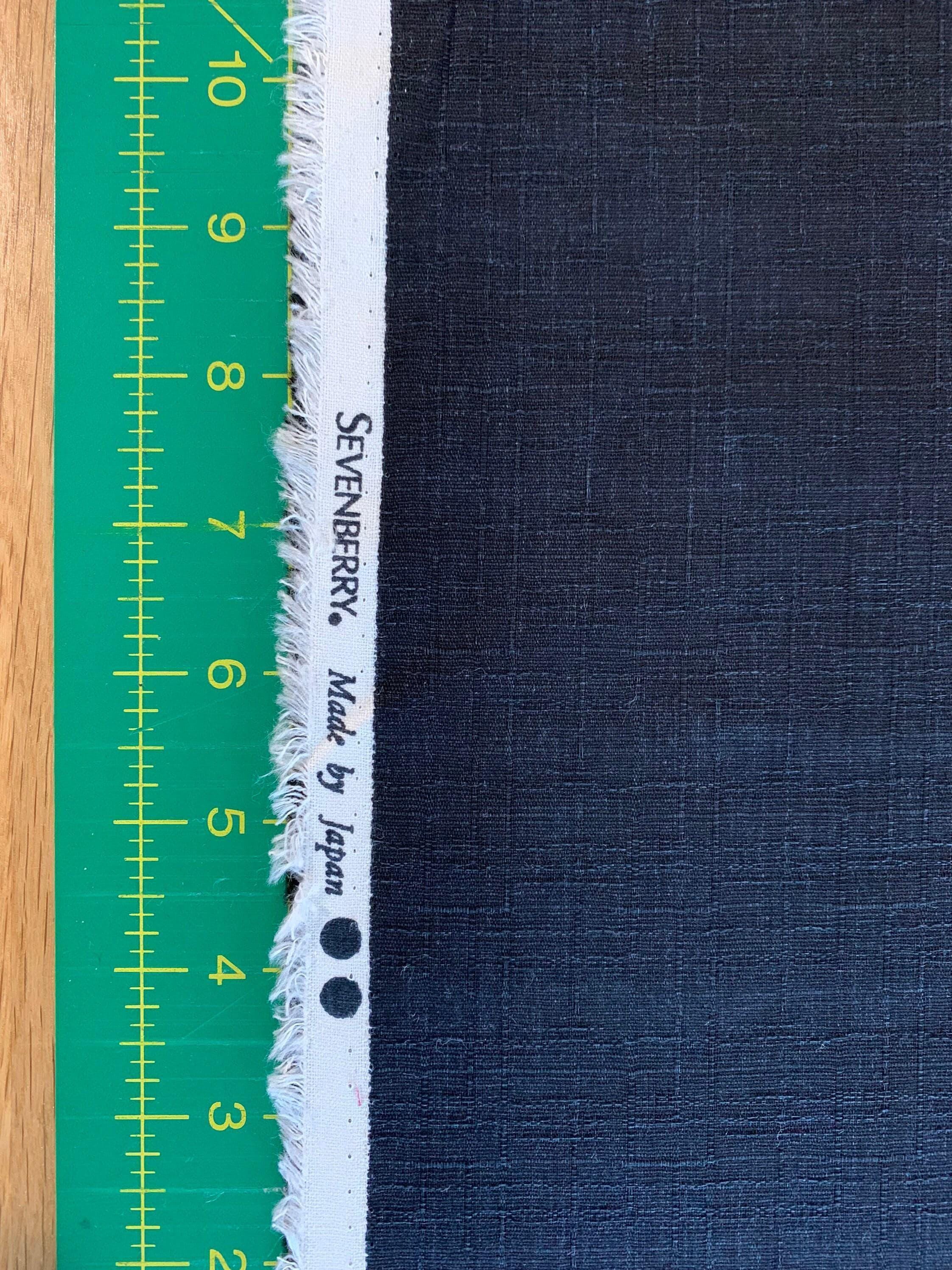 Sevenberry - Solid Color Cotton Dobby - Black