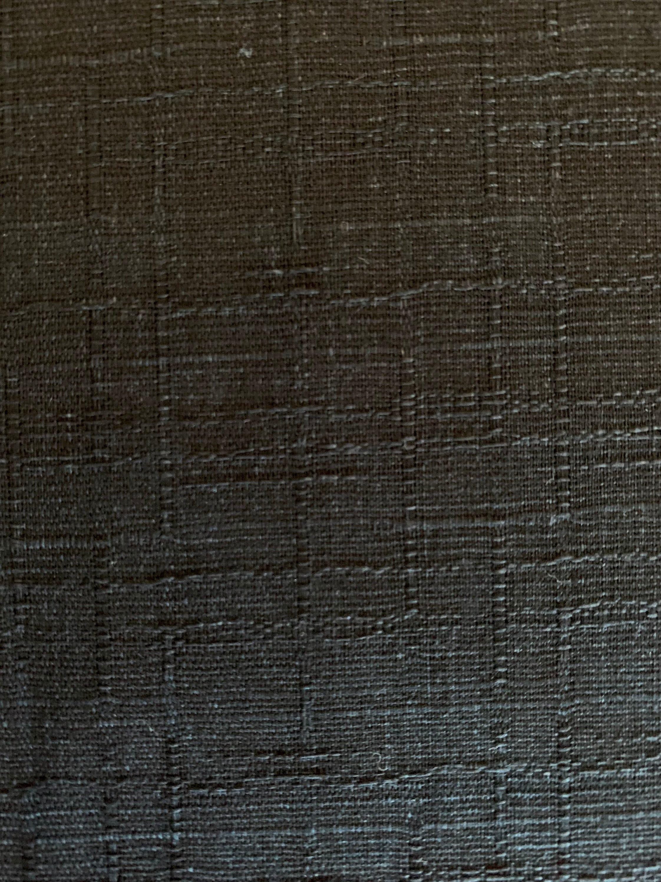 Sevenberry - Solid Color Cotton Dobby - Black