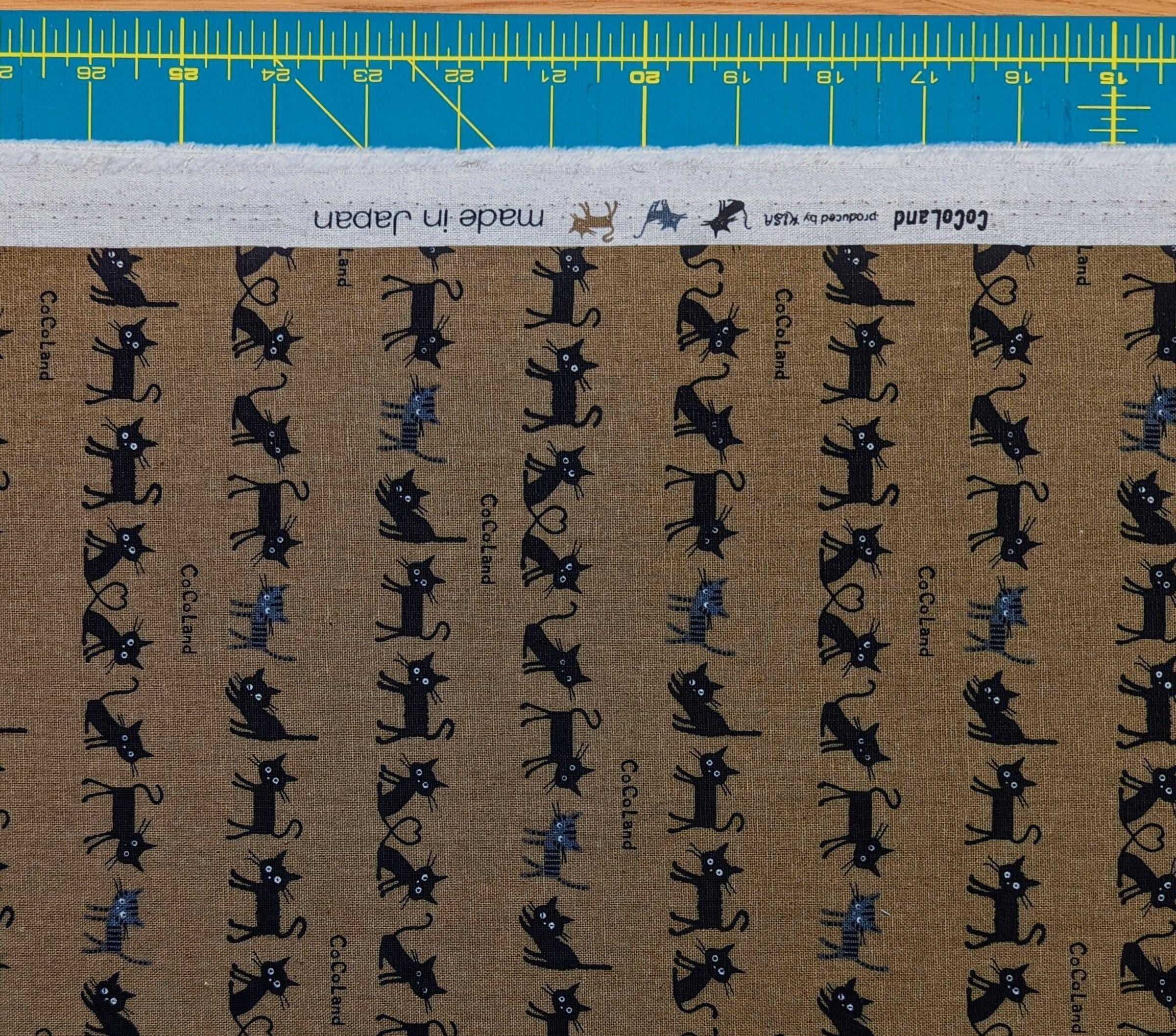 Hishiei - Cocoland Mini Cat Cotton/Linen Oxford - Brown