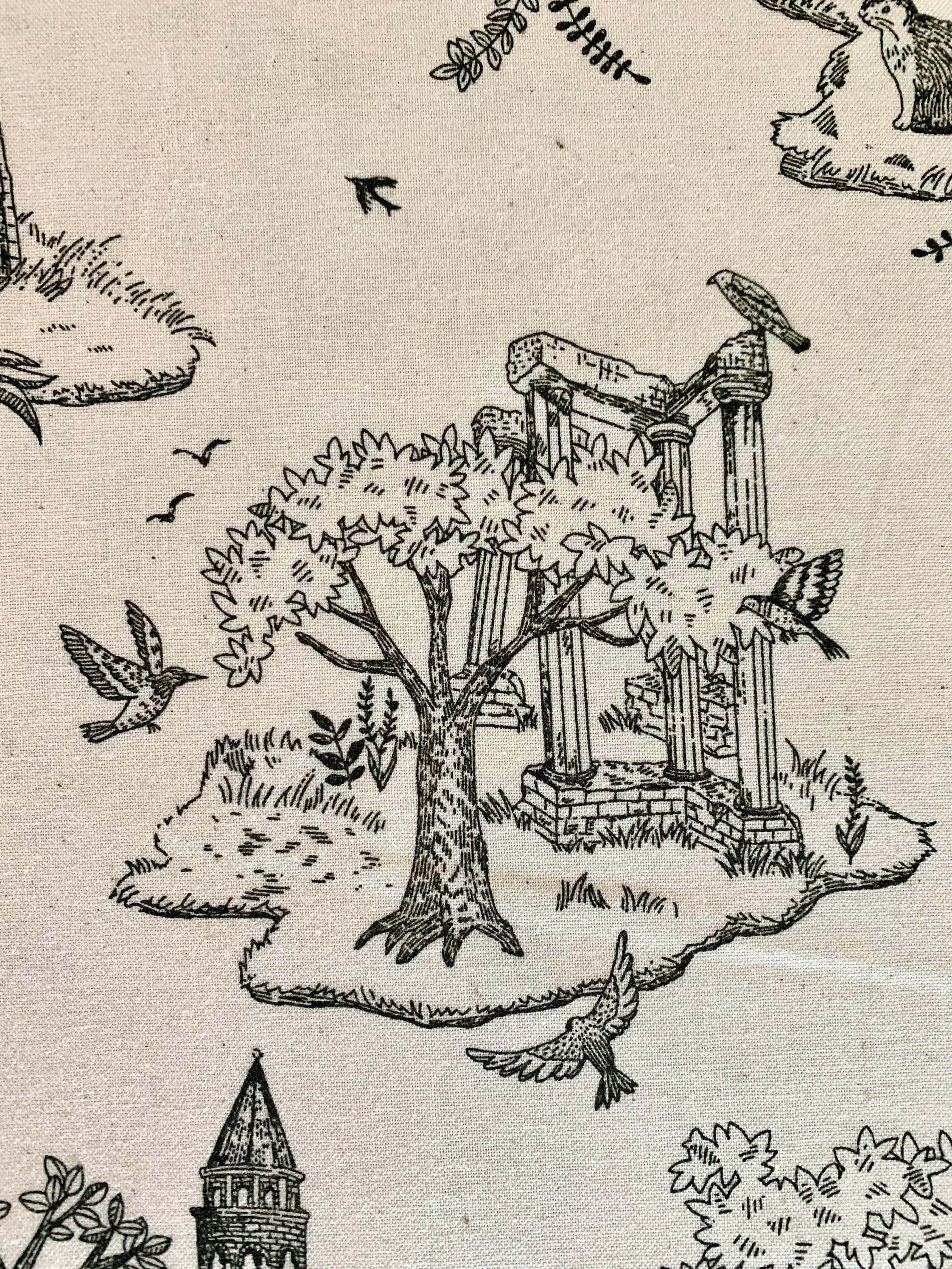 Koizumi - Atelier Cocon Animal Toile Cotton - Beige Black