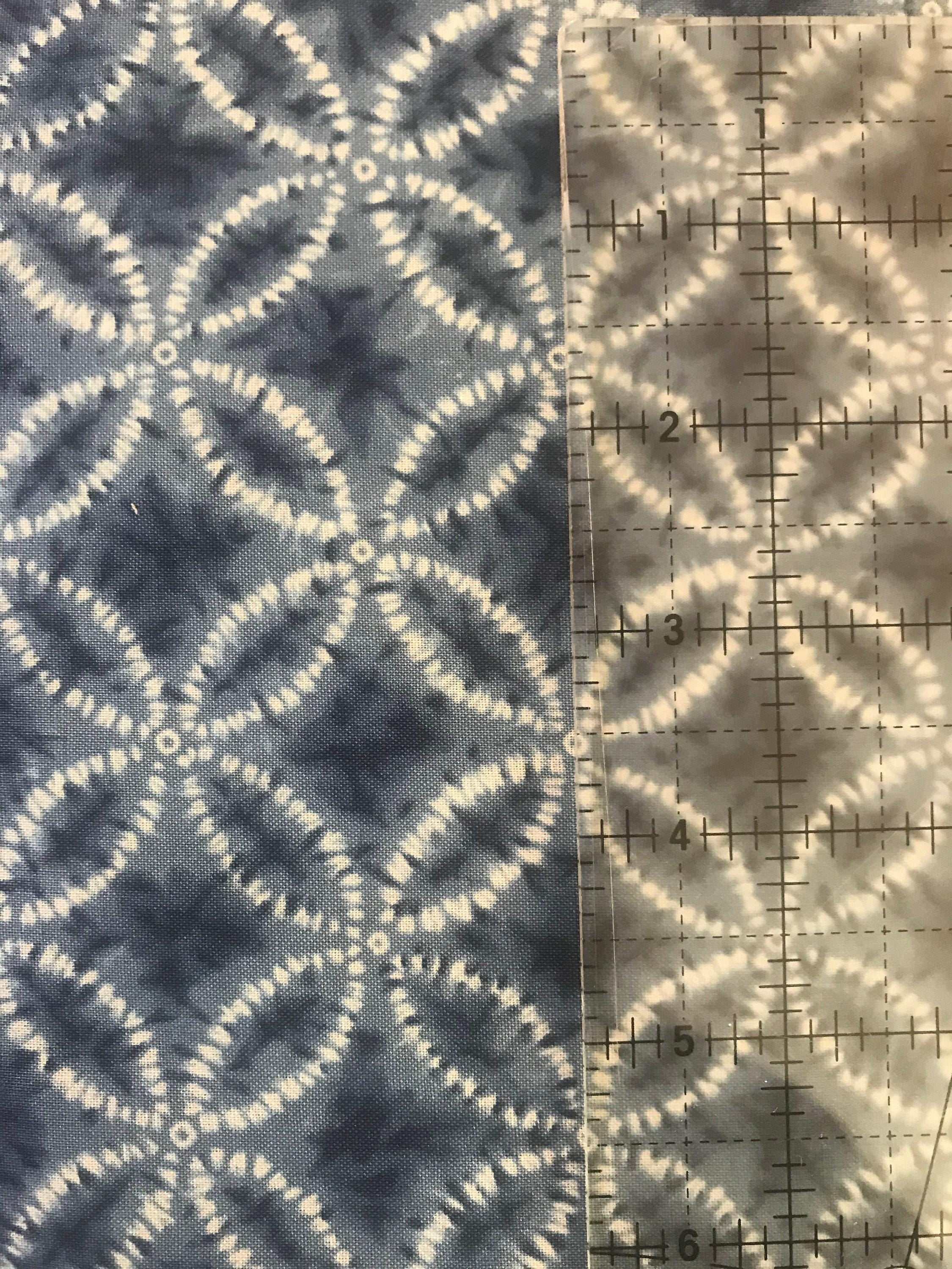 Sevenberry - Shippo Printed Shibori-Style Collection Cotton Fabric - Light Blue