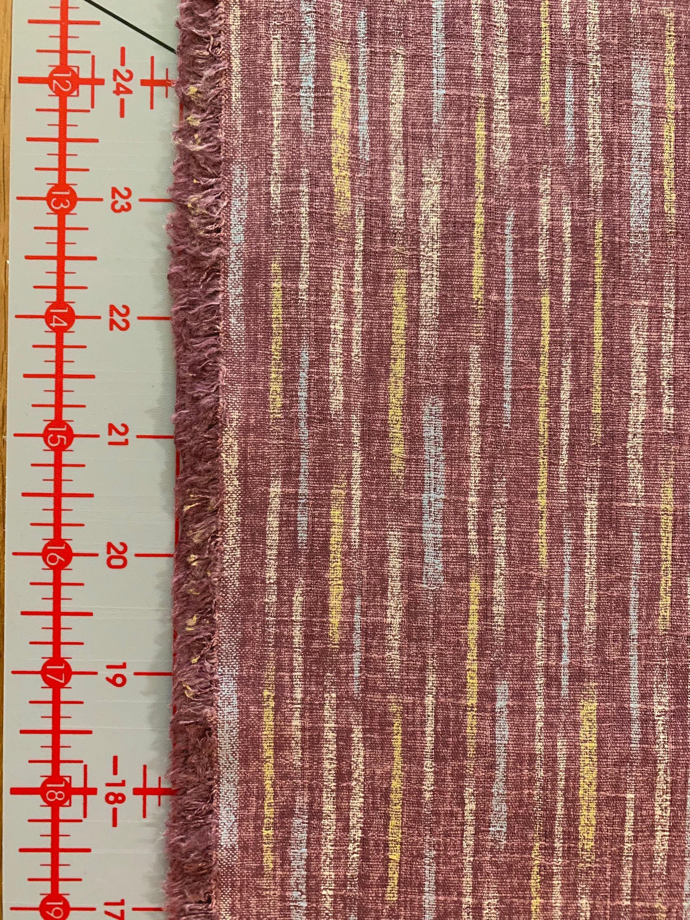 Morikiku - Chalk Stripe Cotton Dobby - Lavender