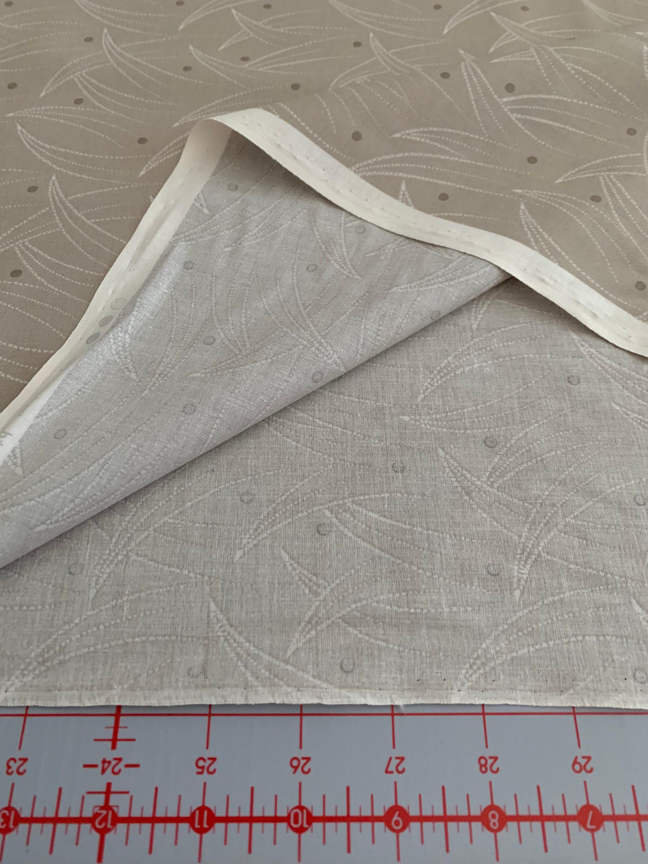 Centenary Collection Japanese printed cotton taupe fabric CE10377S-A beige