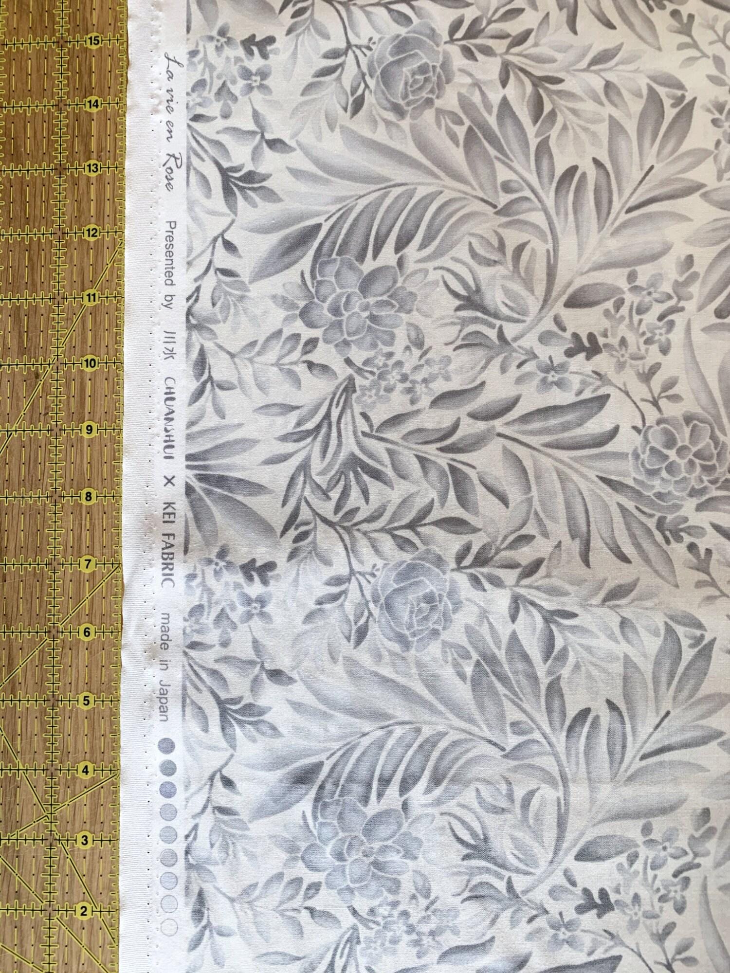 Orimono Imports - La Vie En Rose Cotton Taupe - Light Gray