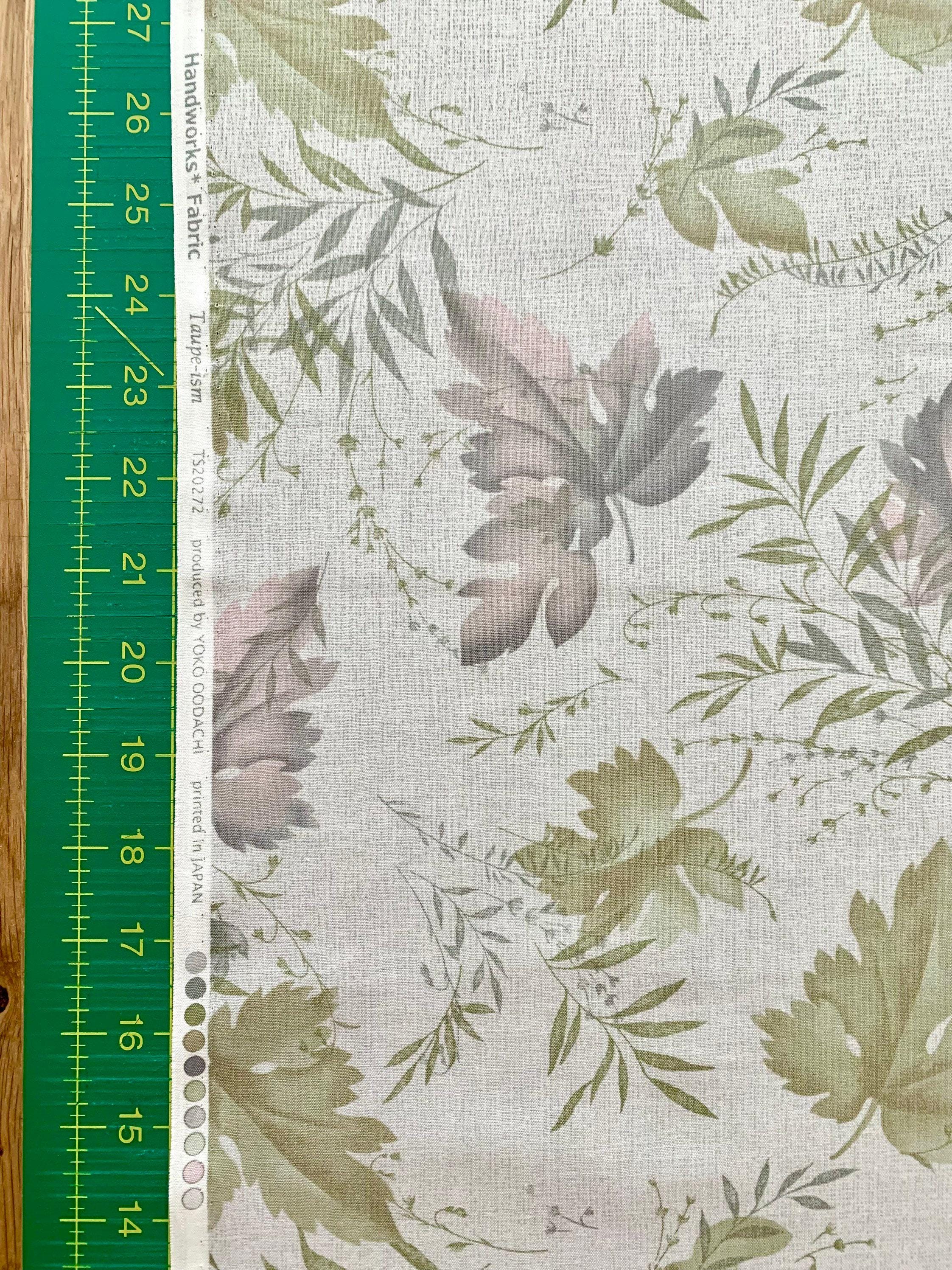 Vancet - Autumn Leaf Taupe-Ism Printed Cotton Taupe - Light Gray