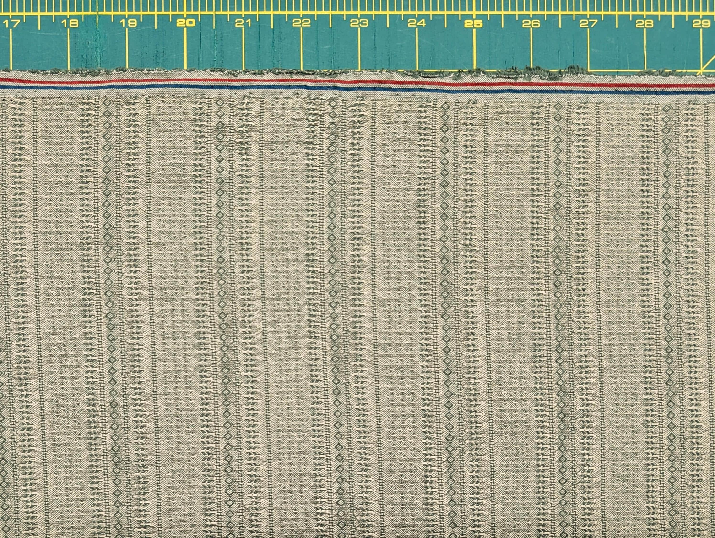 Textile Pantry - Junko Matsuda Yarn Dyed Textured Cotton Fabric - Light Green