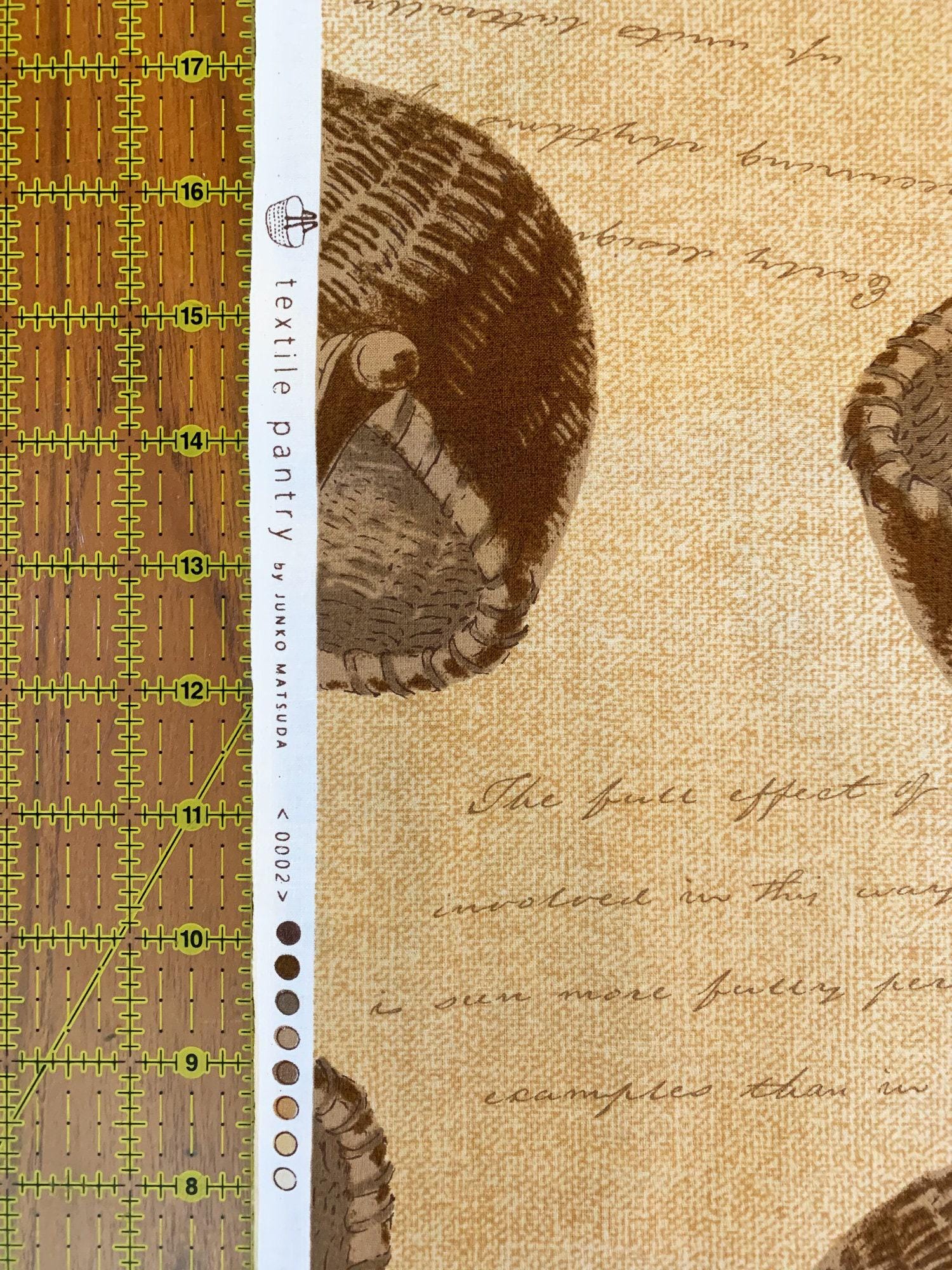 Textile Pantry - Junko Matsuda Baskets Cotton Taupe - Brown