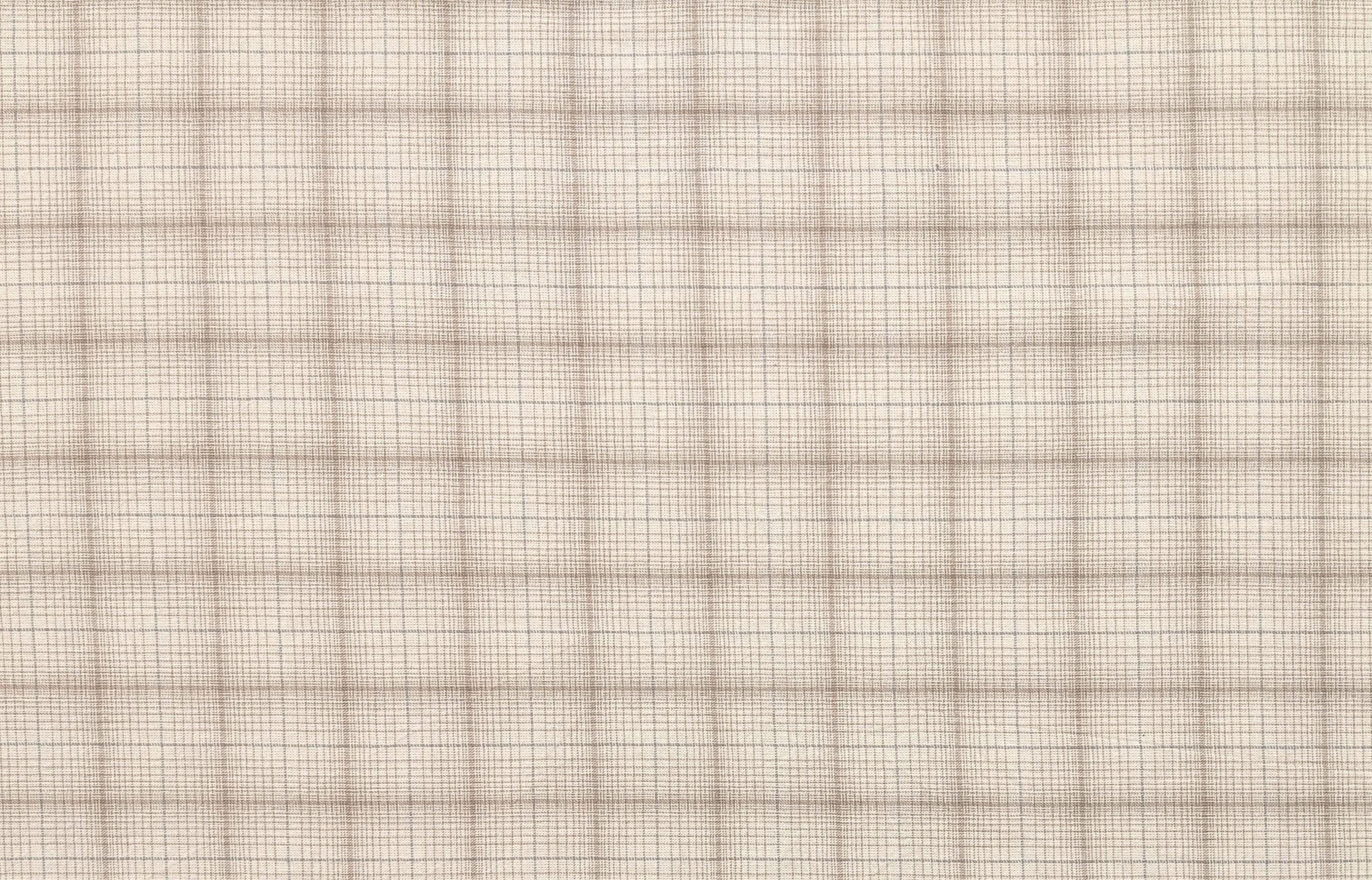 Junko Matsuda yarn dyed plaid Japanese cotton fabric Y25-0217 A off-white