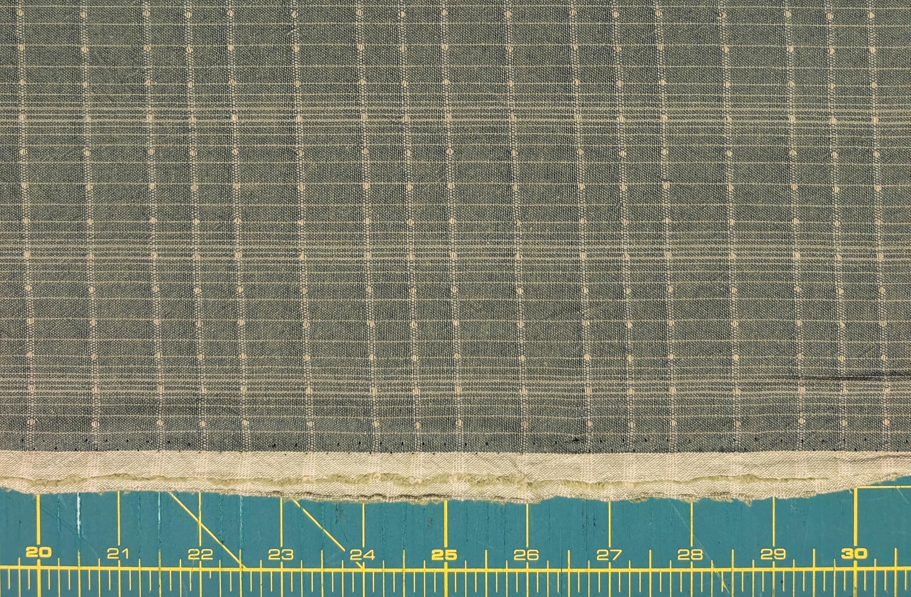 NEW Cosmo Japanese yarn dyed cotton fabric AY20180H-4 F teal