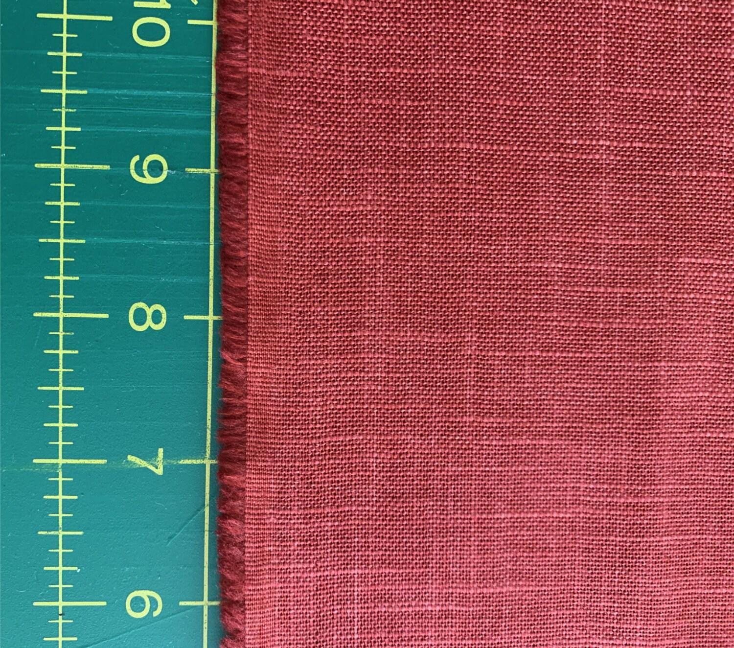 Sevenberry - Heathered Solids Cotton Fabric - Tomato Red