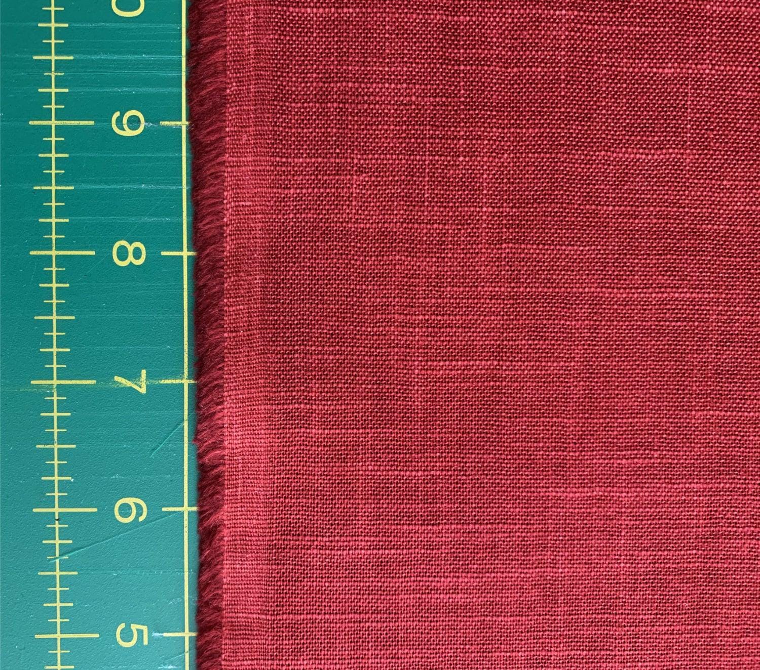 Sevenberry - Heathered Solids Cotton Fabric - Cherry Red