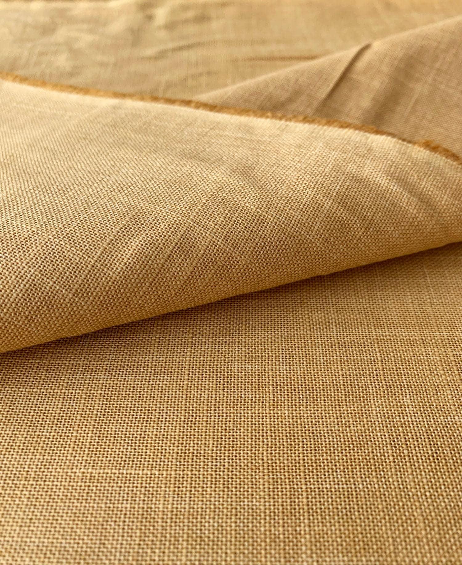 Sevenberry - Heathered Solids Cotton Fabric - Butter Yellow