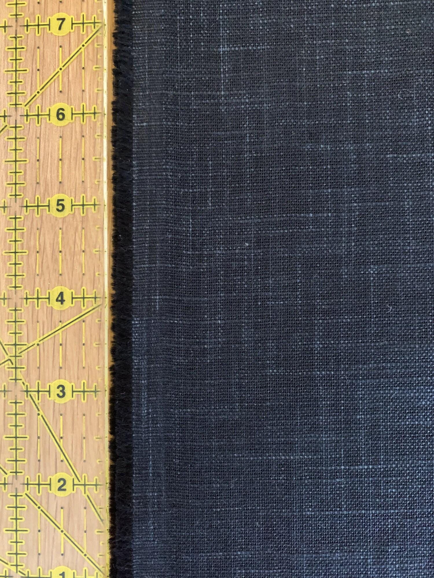 Sevenberry - Heathered Solids Cotton Fabric - Black