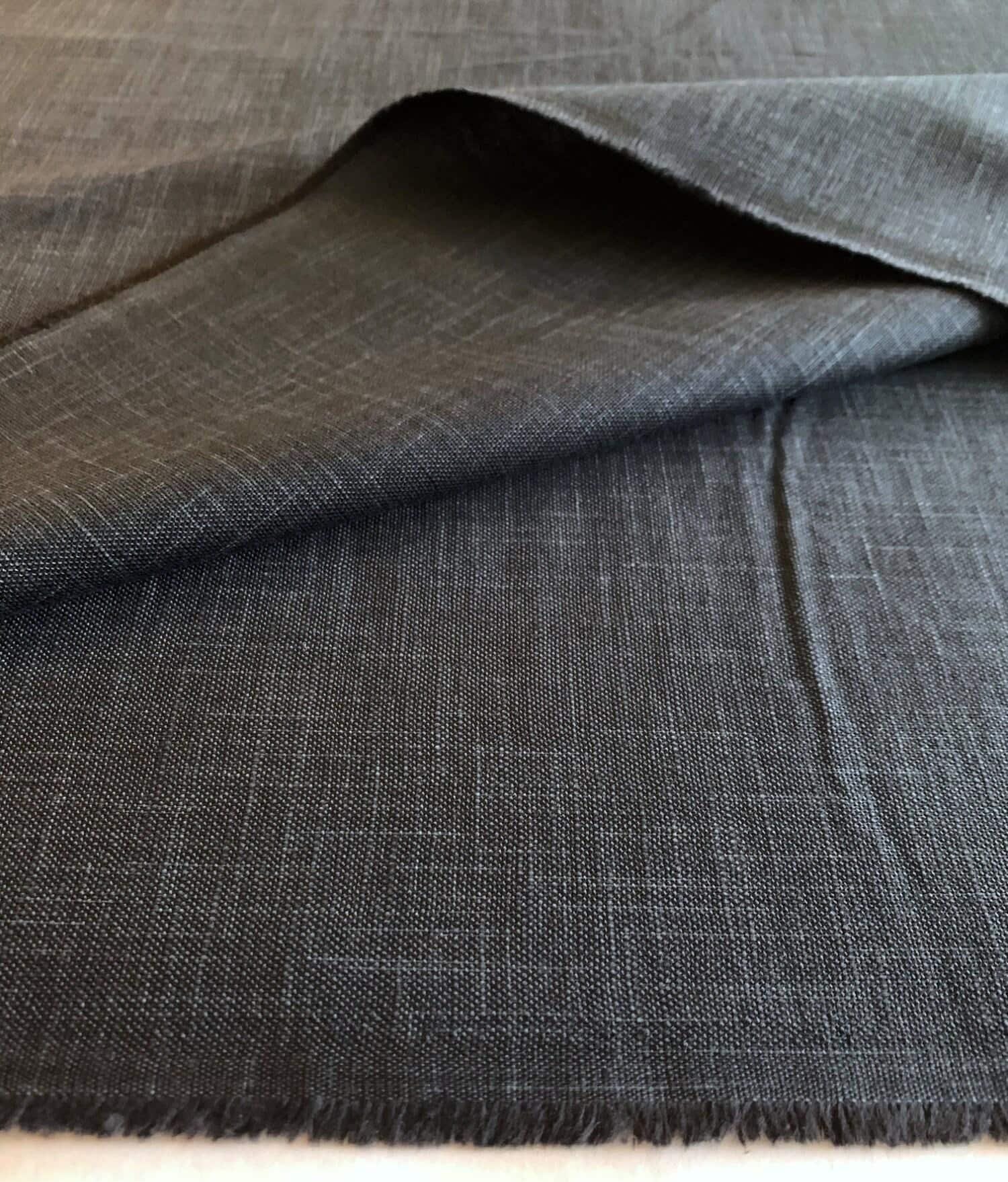 Sevenberry - Heathered Solids Cotton Fabric - Black
