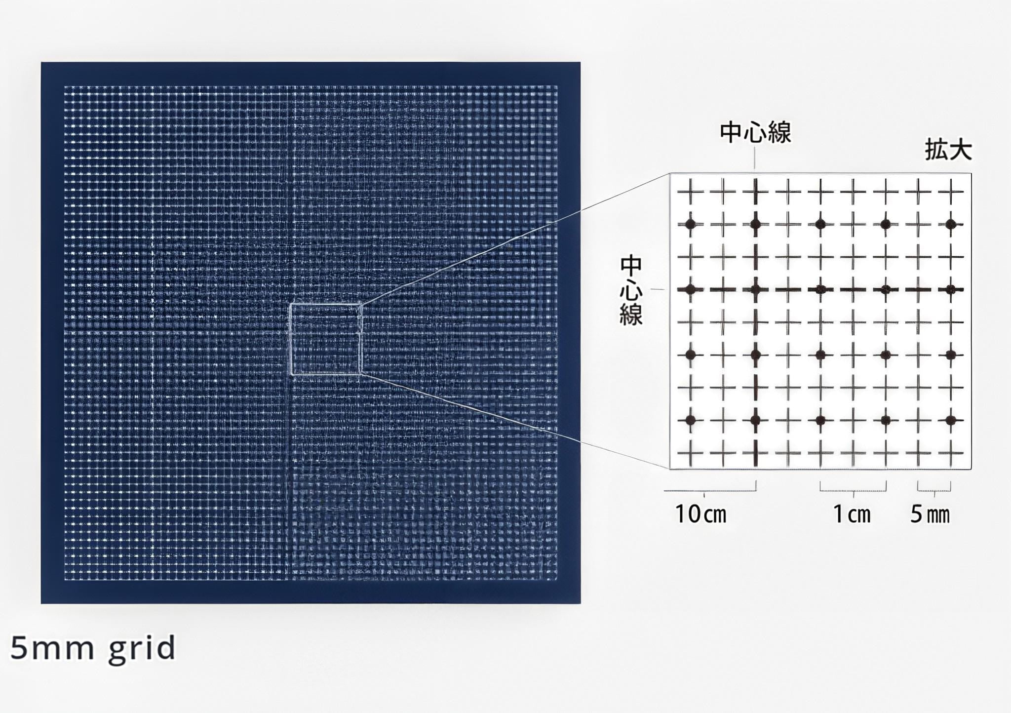 5 mm Grid Pattern Sashiko Fukin Daruma Japanese cotton sampler fabric NAVY