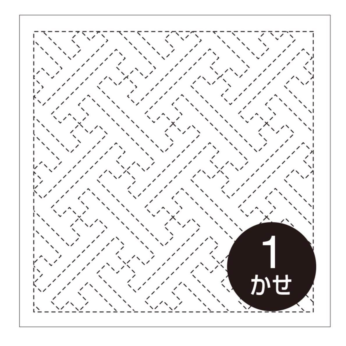 Olympus - Sayagata Cotton Sashiko Sampler Cloth - White