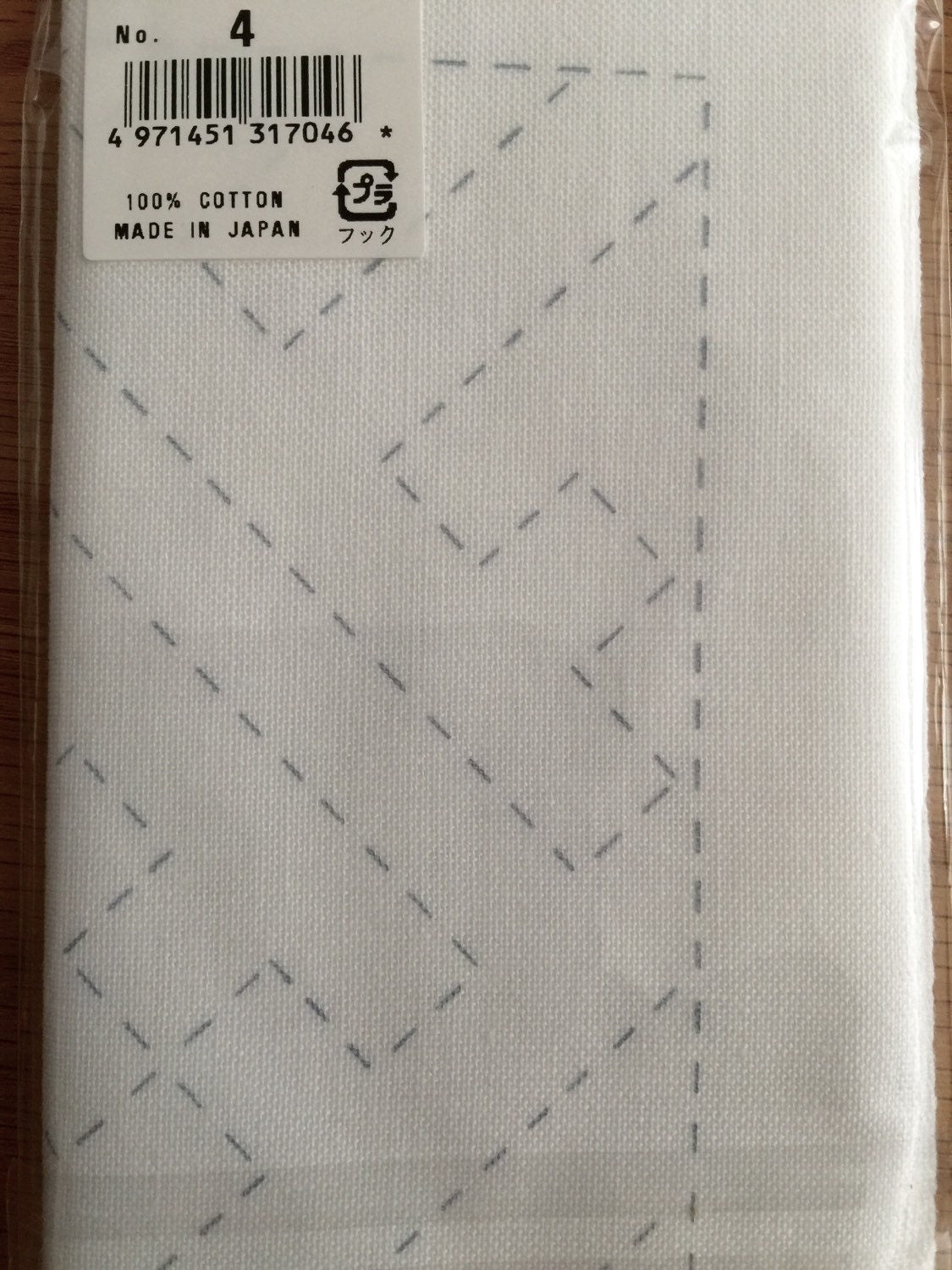 Olympus - Sayagata Cotton Sashiko Sampler Cloth - White