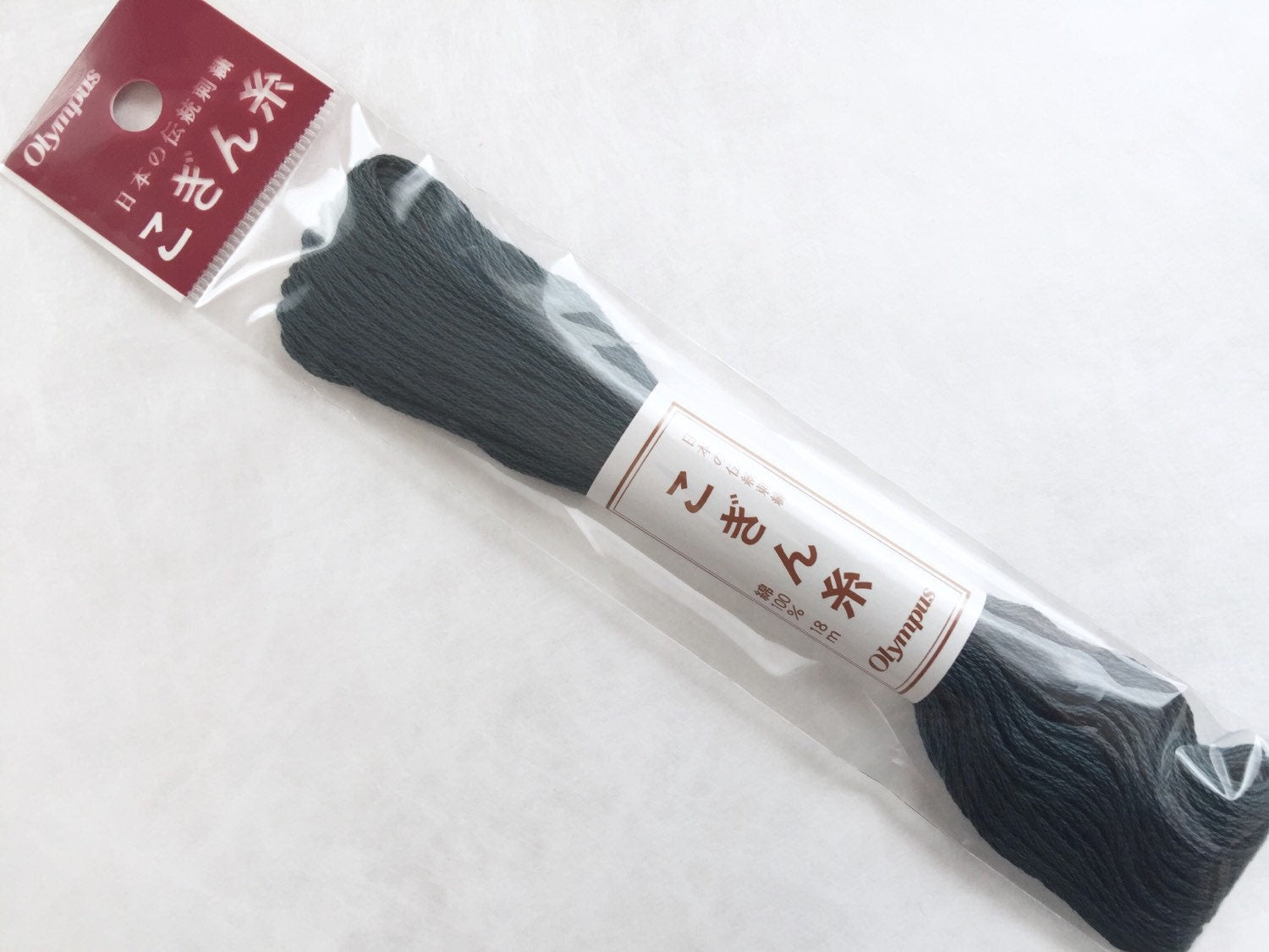 Olympus - Cotton Kogin Thread 18m Skein - #343 Slate Blue