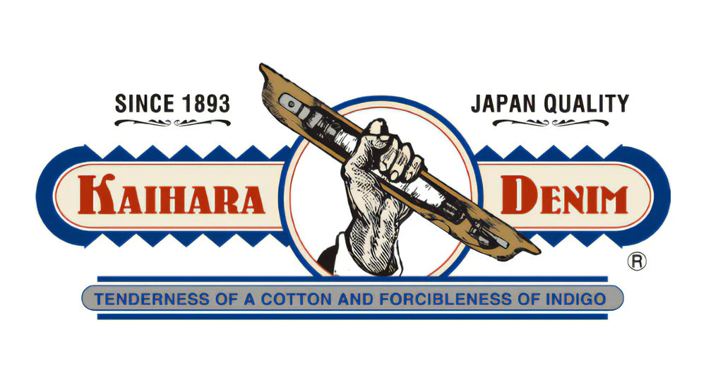Kaihara Denim - Non-Stretch Japanese Cotton Twill Denim Fabric - 10 oz Dark Blue