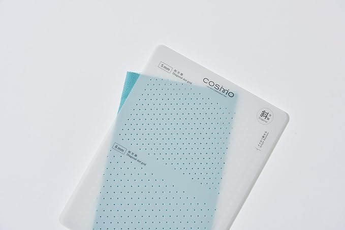 Lecien Cosmo - Diagonal Dot Grid Sashiko Template - Various Sizes