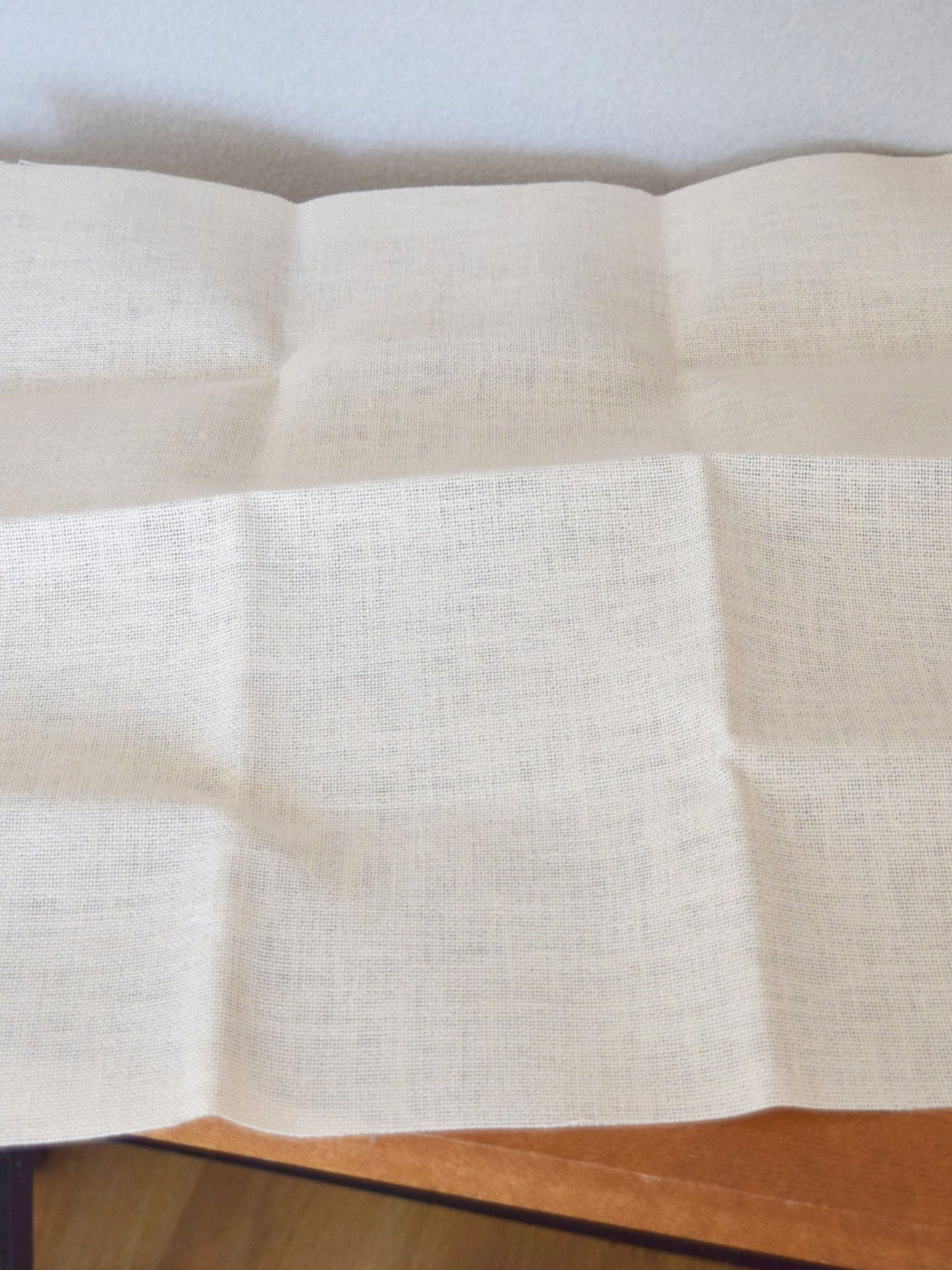 Daruma - Linen Kogin Cloth - Ecru