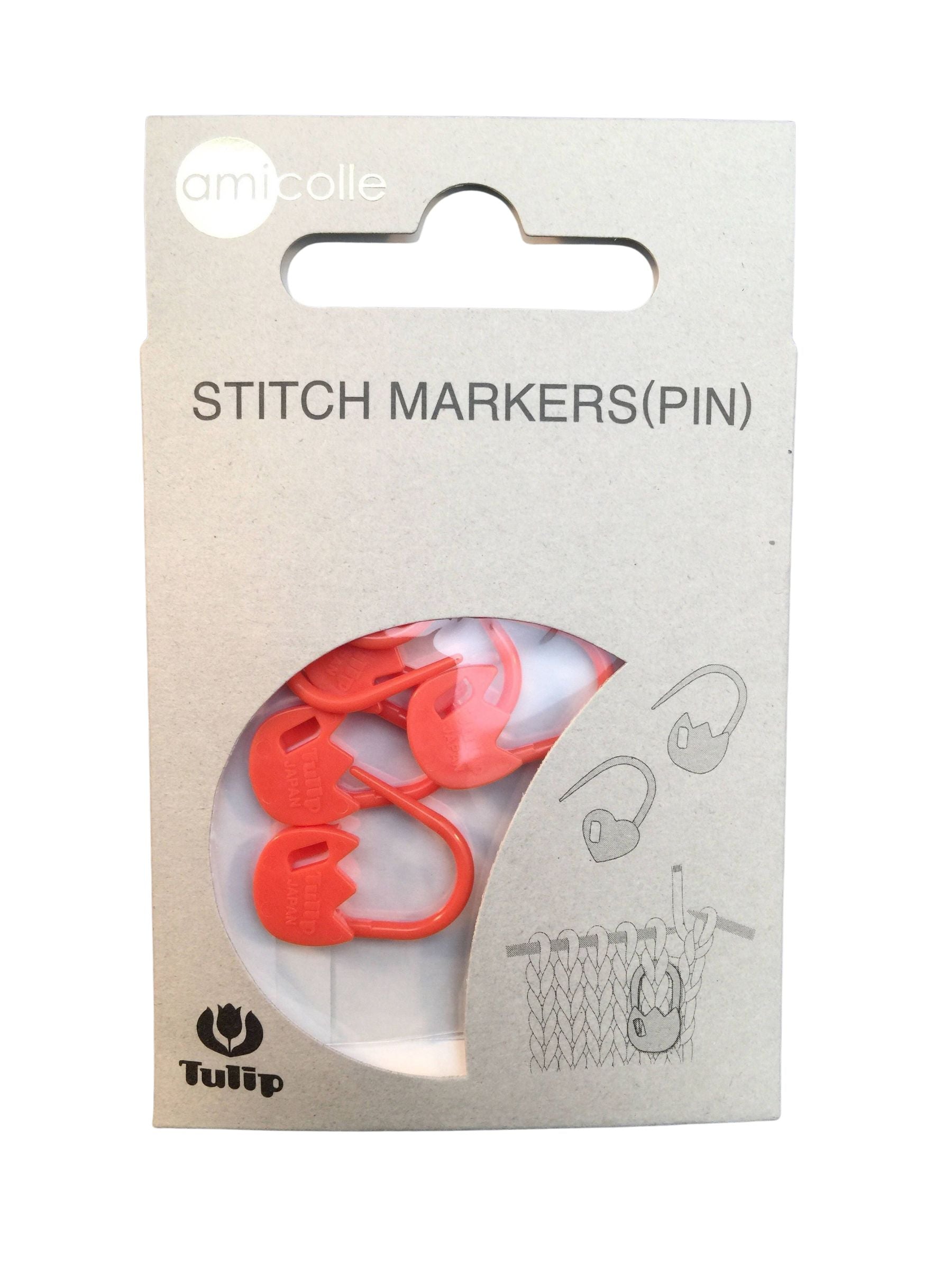 Tulip - "Tulip" Stitch Marker Pin Amicolle Knitting Accessories - Orange