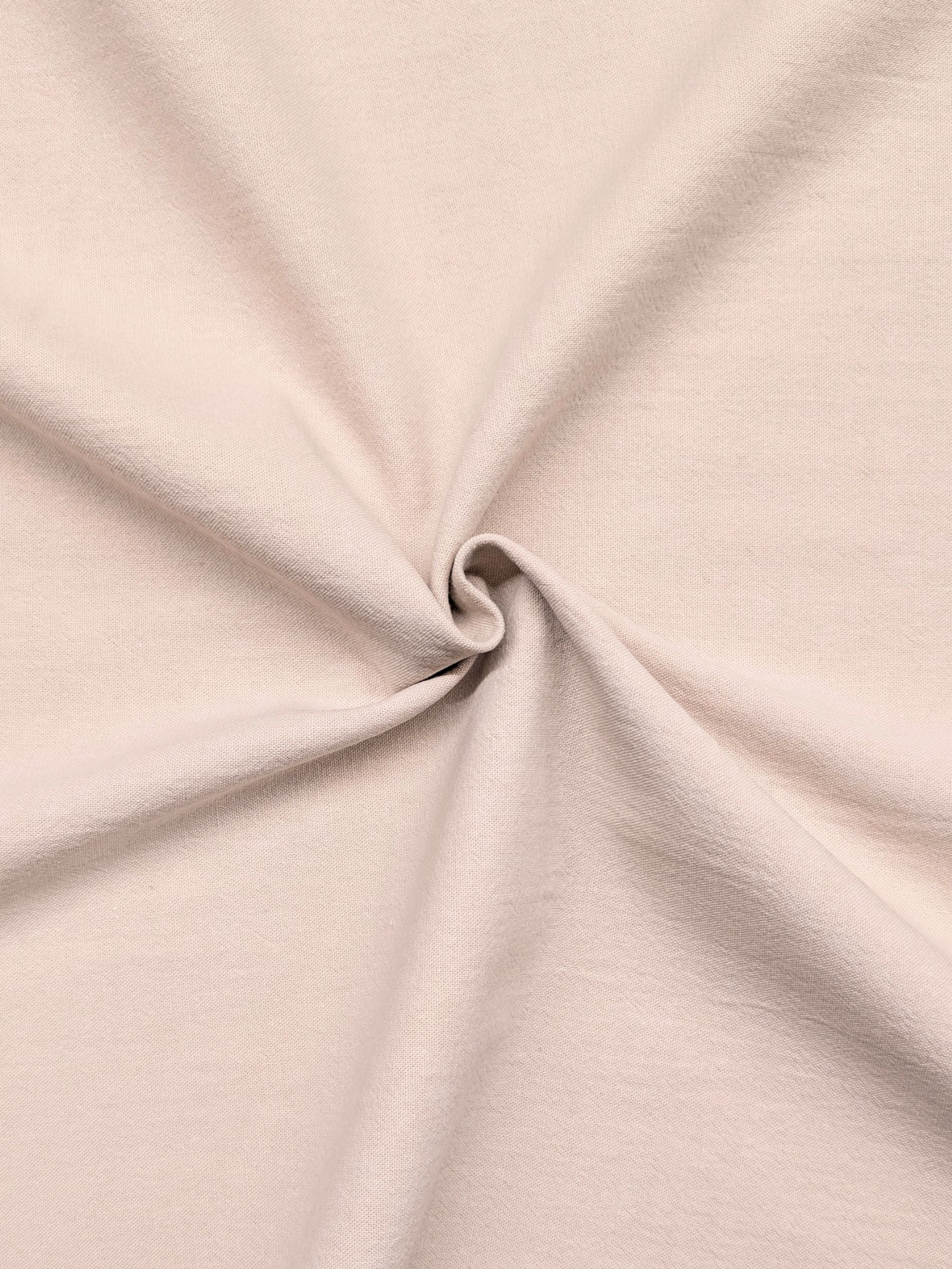 Cosmo - Cotton/Linen Canvas Fabric - Palest Pink