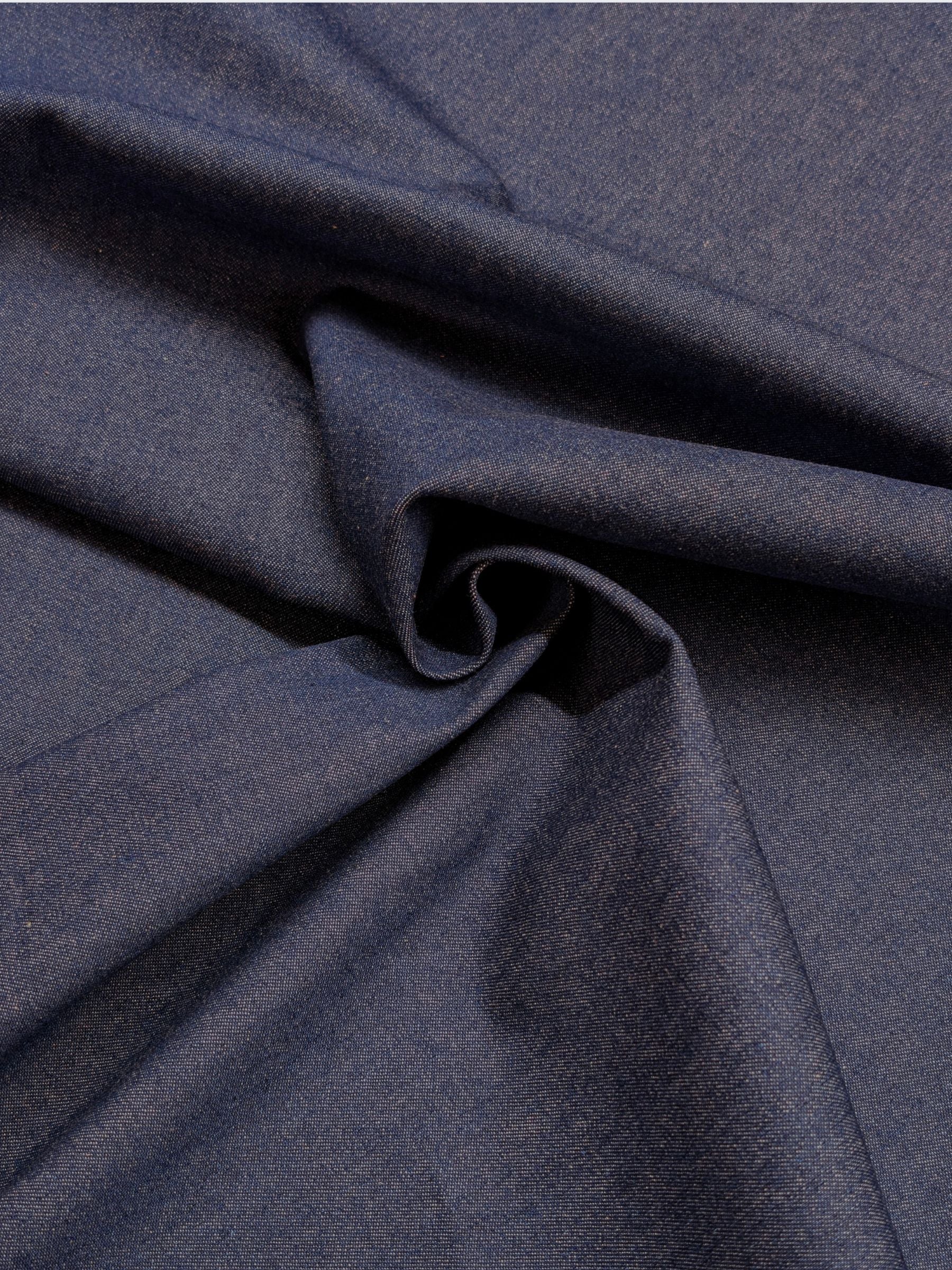 Kaihara Denim - Non-Stretch Japanese Cotton Twill Denim Fabric - 10 oz Medium Blue