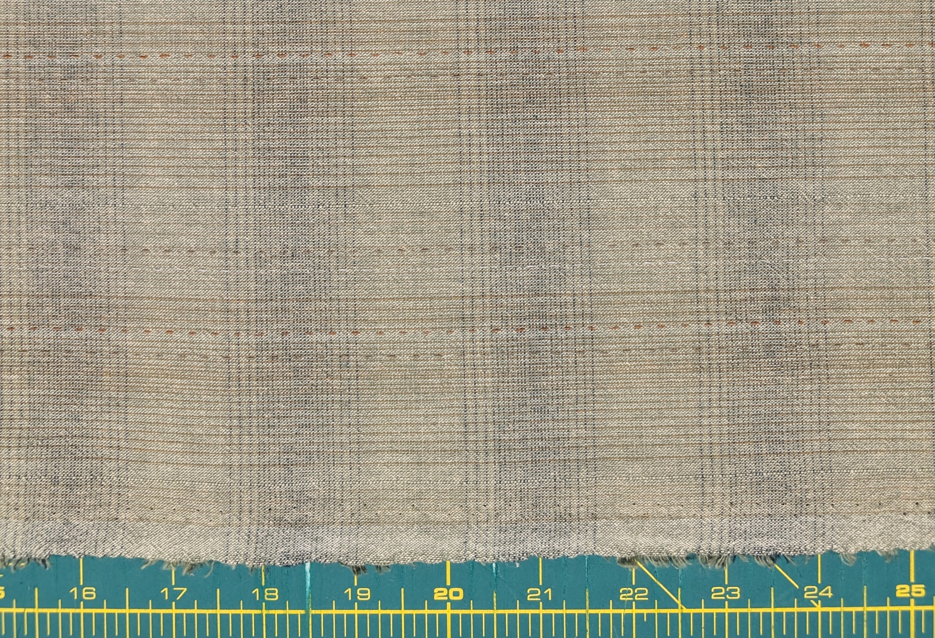 MYD - Glen Check Plaid Yarn Dyed Cotton Fabric - Pale Green
