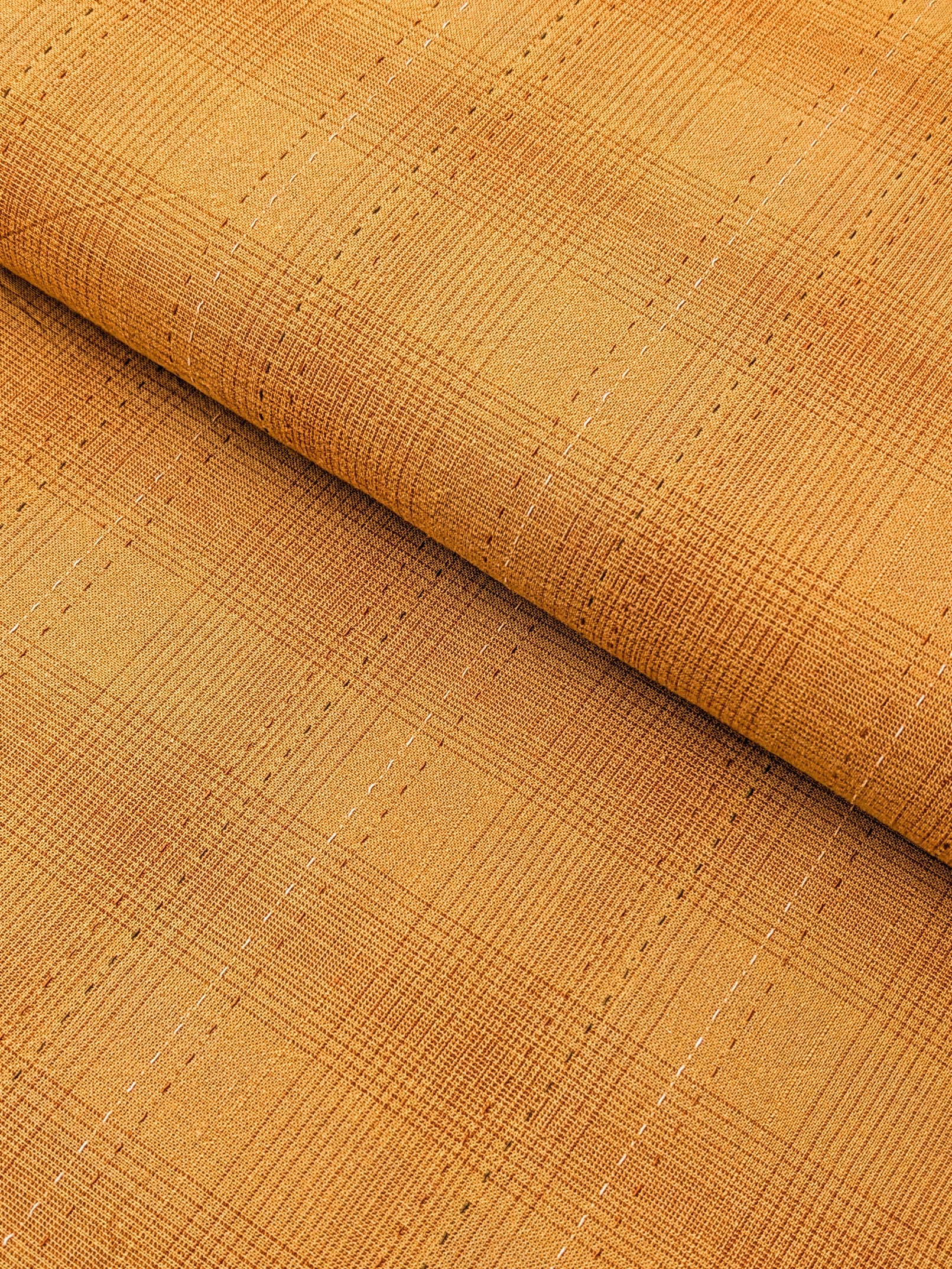 MYD - Glen Check Plaid Yarn Dyed Cotton Fabric - Marigold