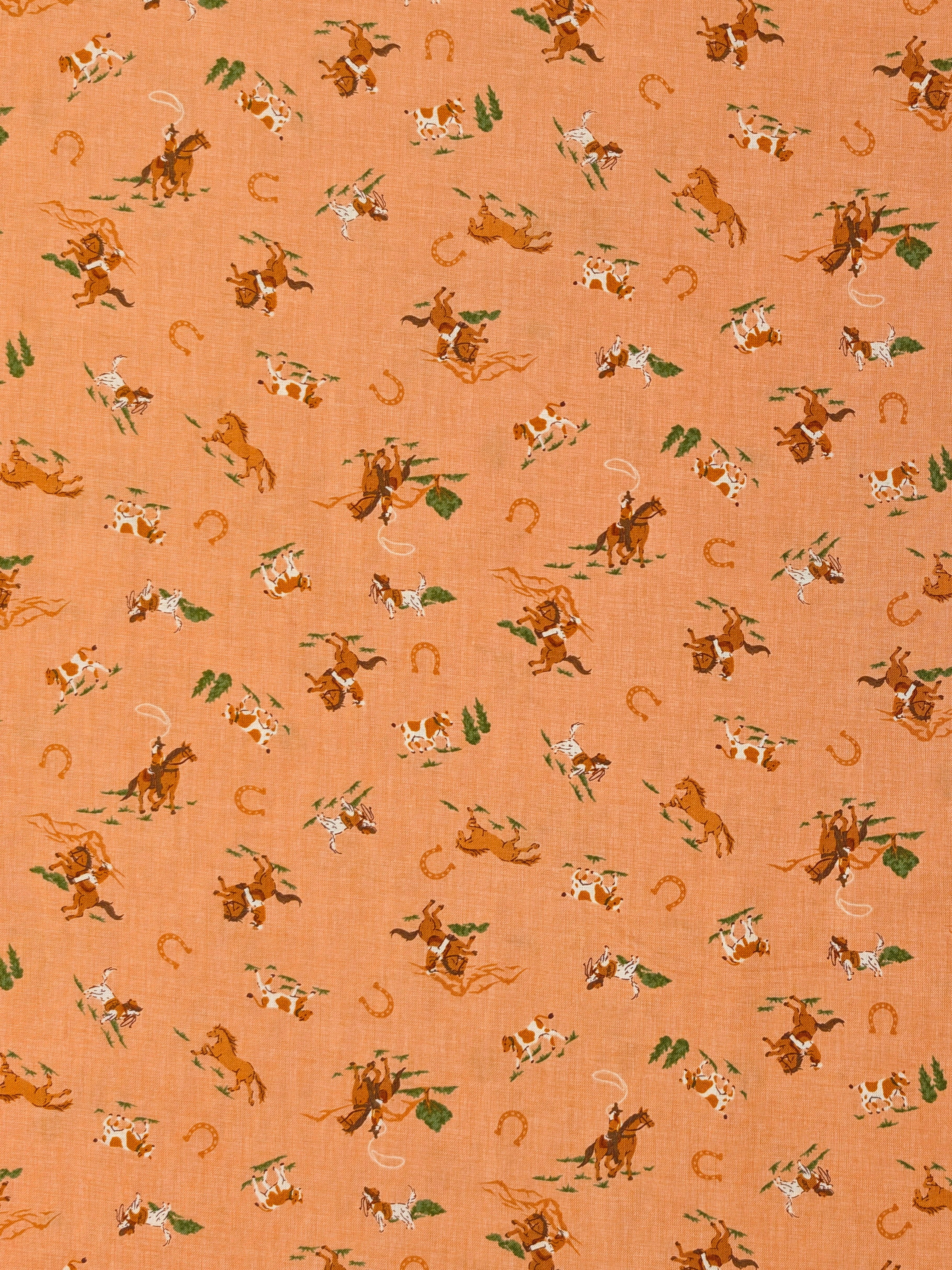 Vancet - Old Western Japanese Cotton Feedsack Fabric - Pink