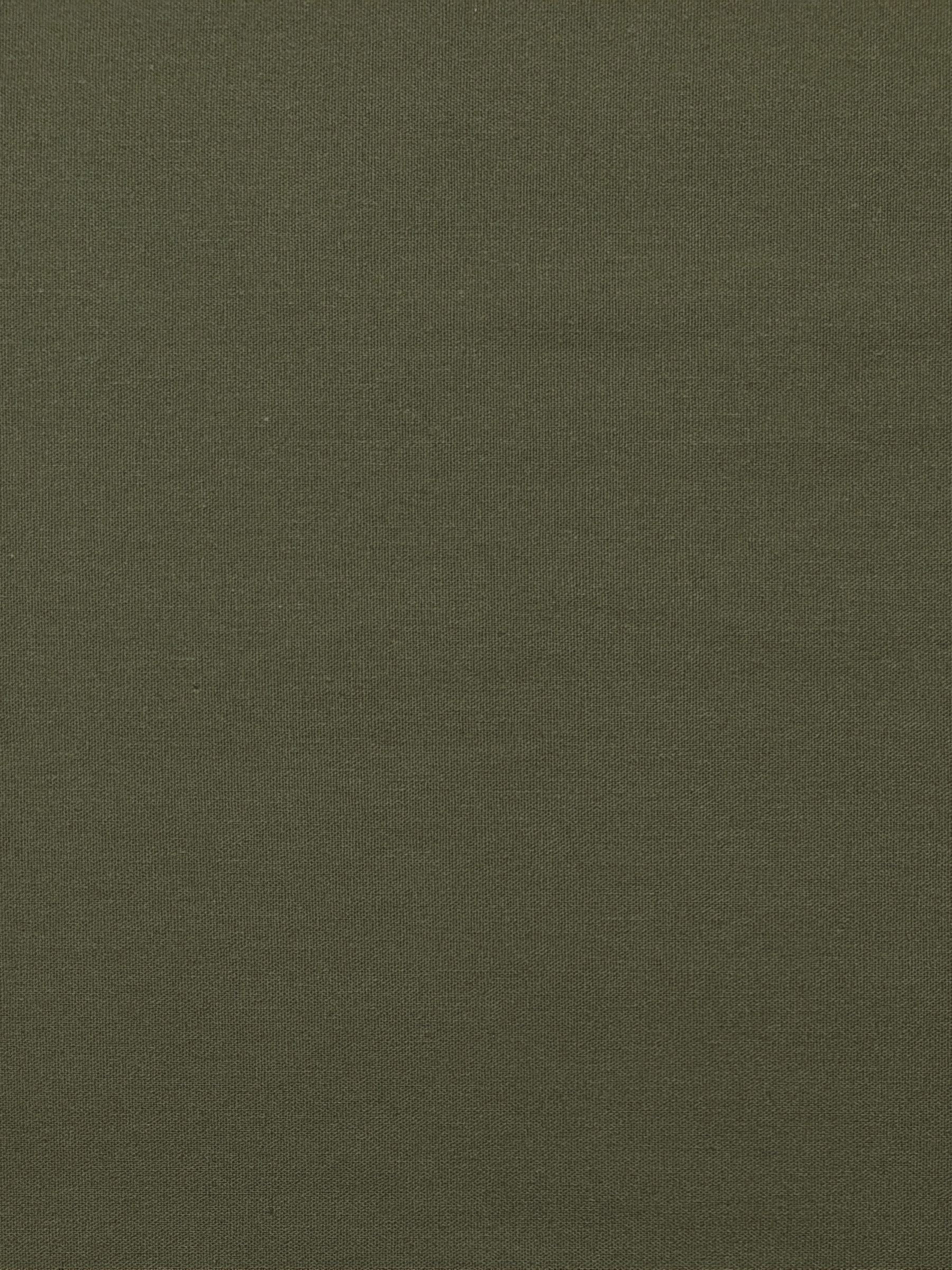 Kokka - Solid Recycled Cotton Canvas Fabric - Dark Green