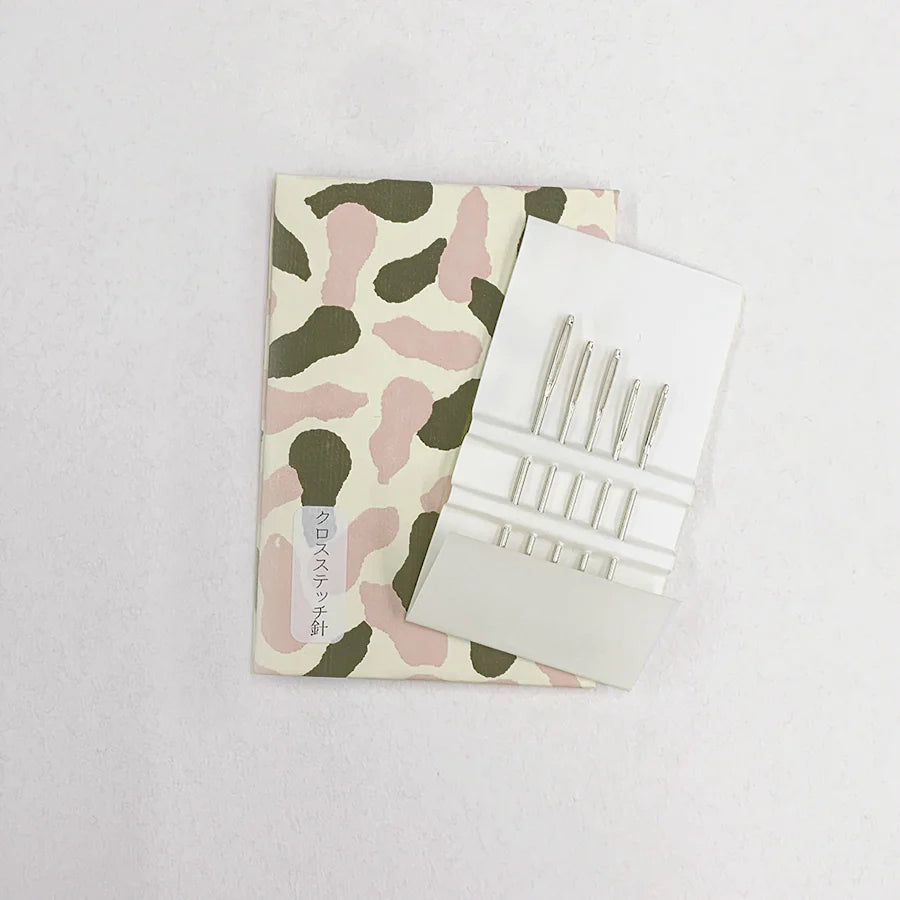 Cohana - Cross Stitch Needles in Haibara Chiyogami Pack - Assorted Sizes