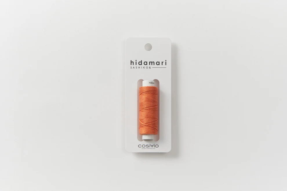 Lecien Cosmo - Hidamari Cotton Sashiko Thread 30m Spool - Apricot Tart