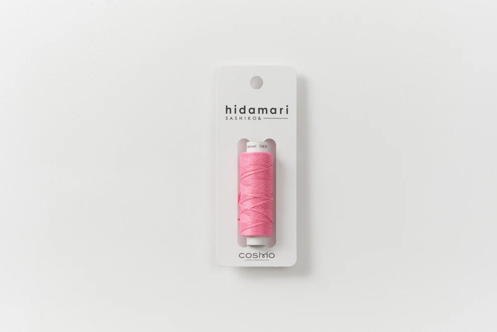 Lecien Cosmo - Hidamari Cotton Sashiko Thread 30m Spool - Dragon Fruit