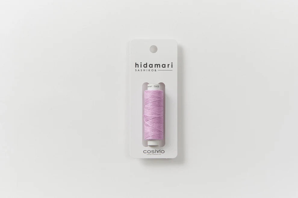 Lecien Cosmo - Hidamari Cotton Sashiko Thread 30m Spool - Crystallized Violets