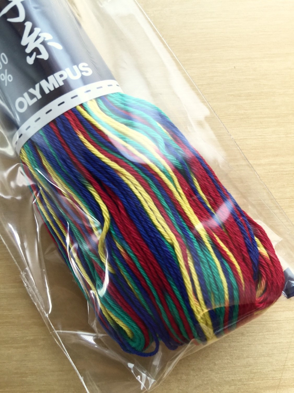 Olympus - Cotton Sashiko Thread 100m Skein - Variegated #173 Rainbow